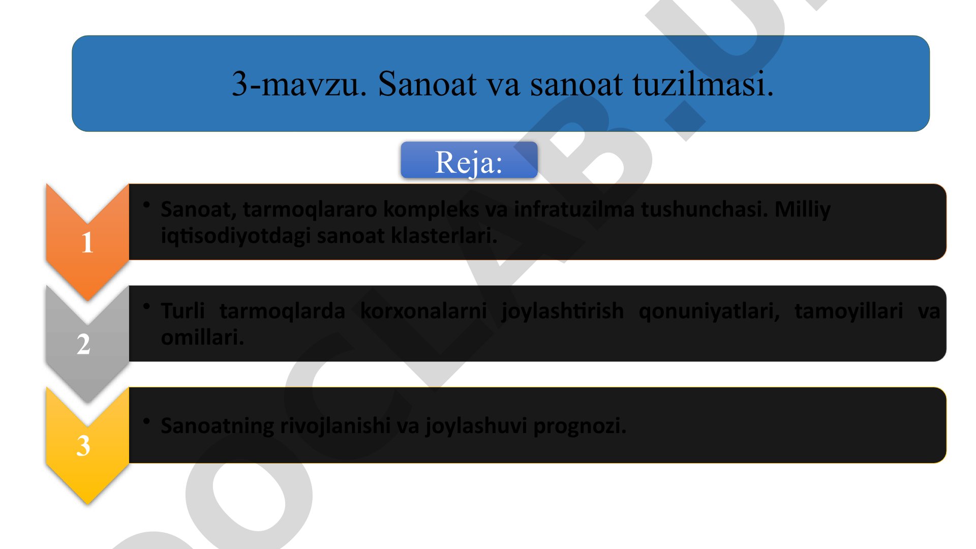 Sanoat va sanoat tuzilmasi