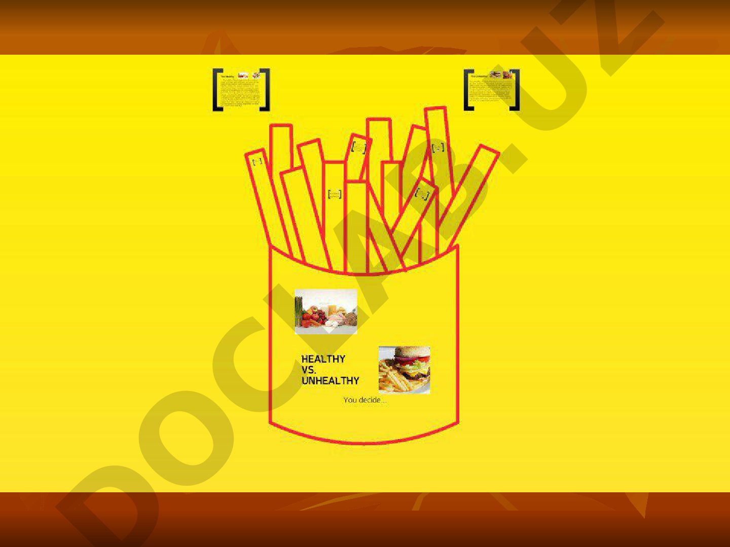 Healthy and Unhealthy Food