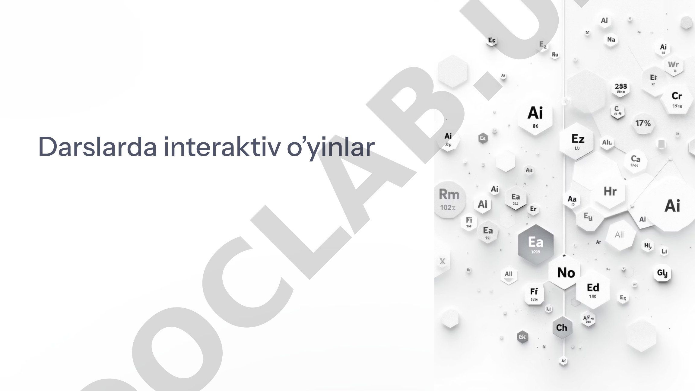 Mendeleev bashorati interaktiv o'yinlar
