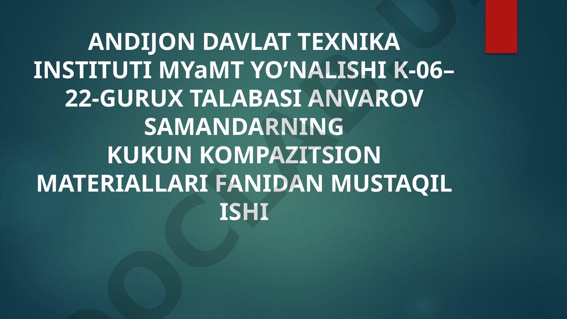 Kukun kompazitlarini preslash usullari