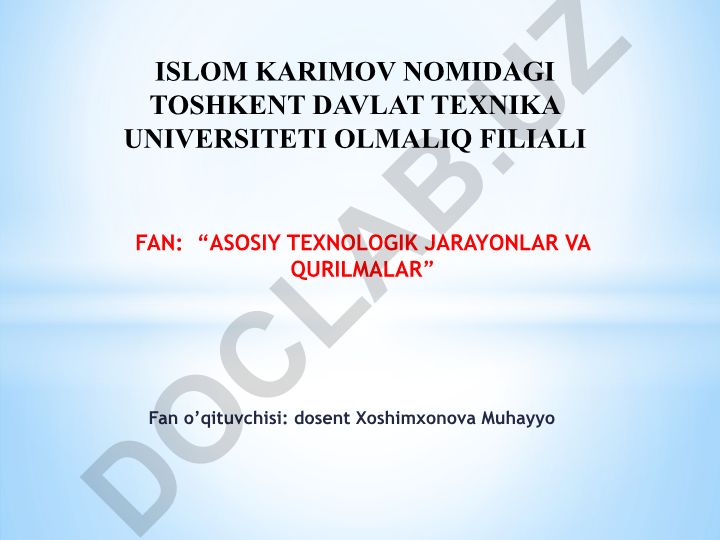 Suyuqlik harakati asosiy xususiyatlari va oqimning uzluksizlik tenglamasi