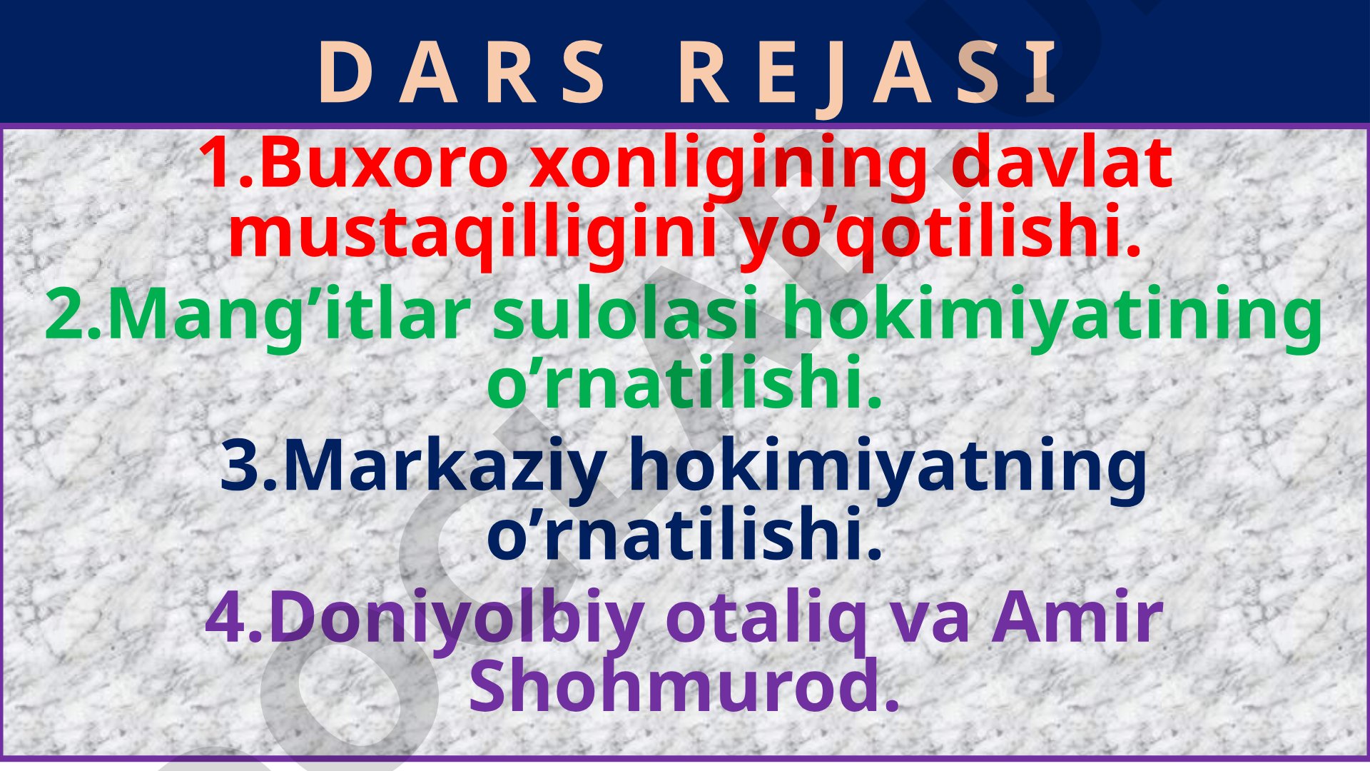 Buxoro amirligining tashkil topishi