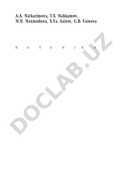 Botanika