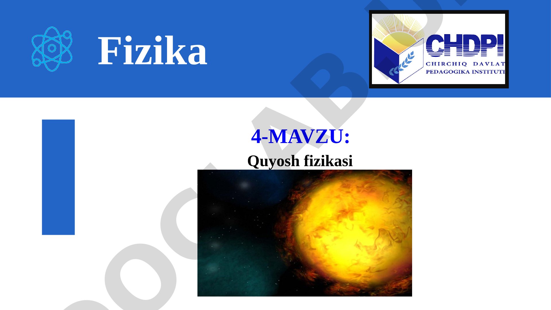 Quyosh fizikasi