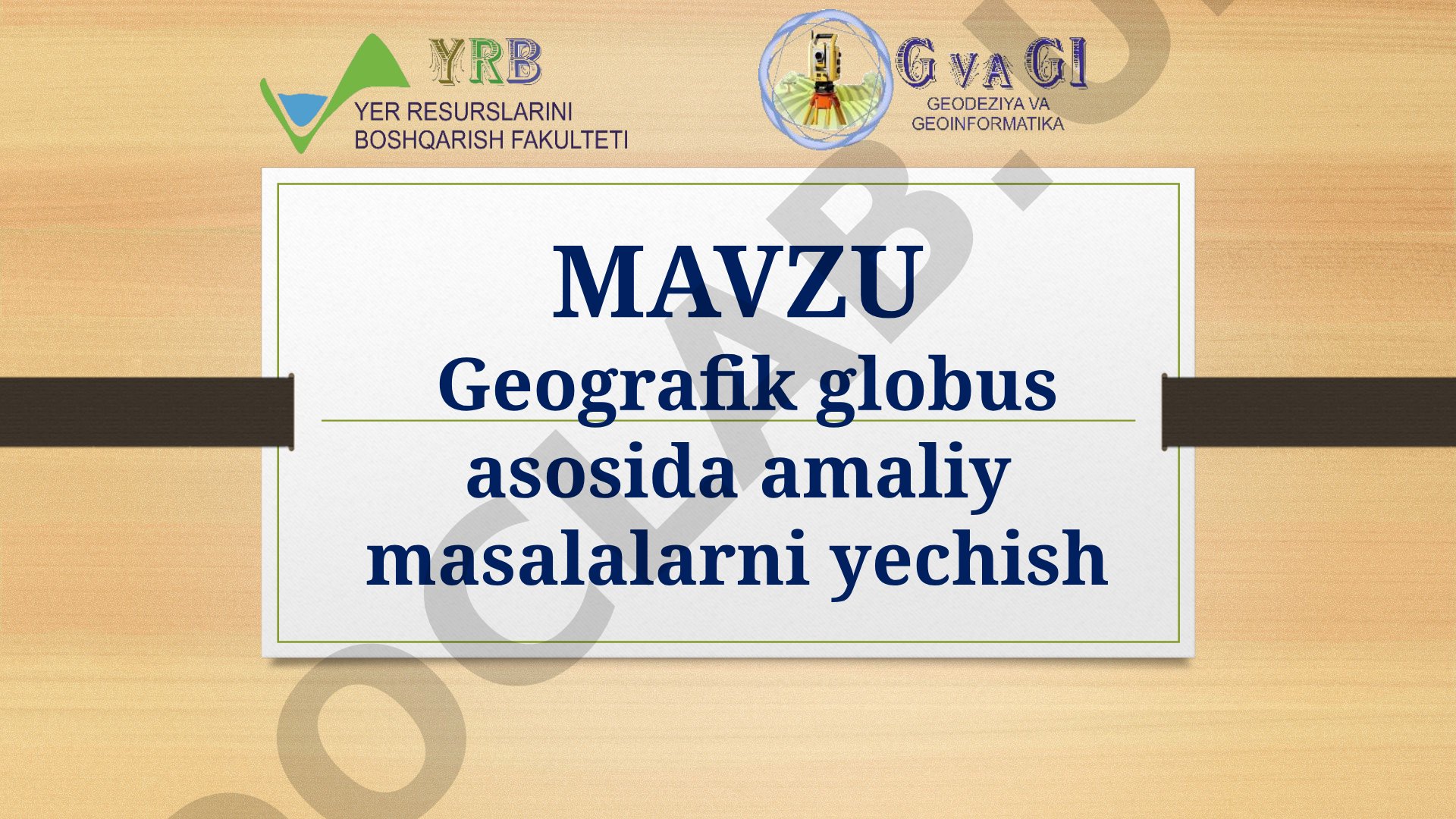Bo'sh taqdimot fayli, matn mavjud emas