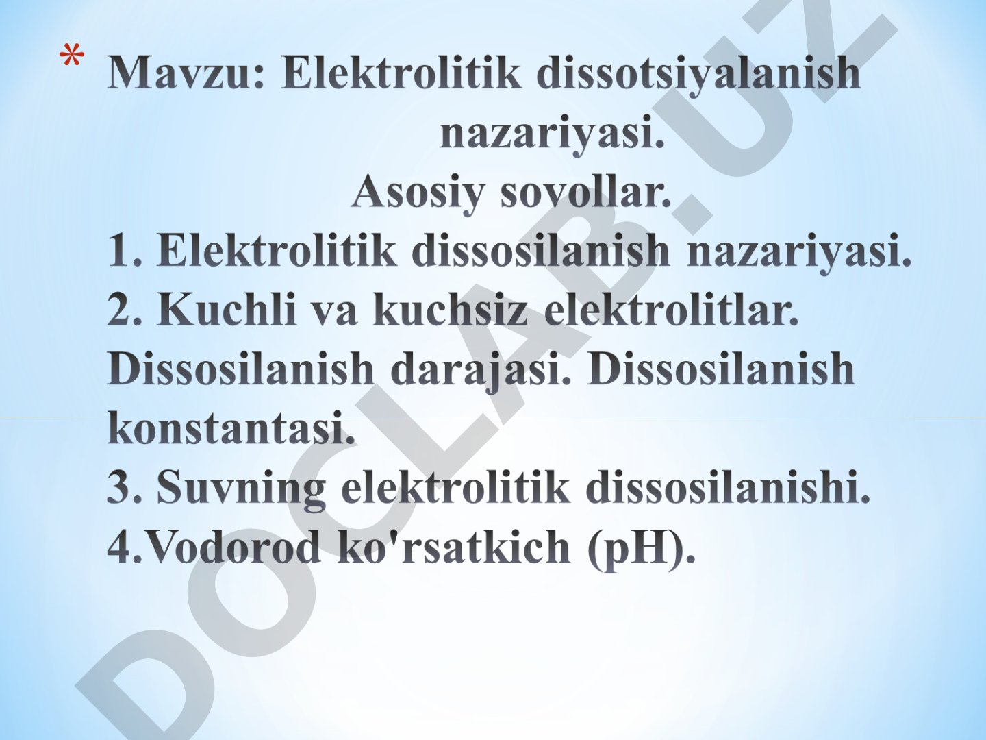 Arrenius nazariyasi, elektrolitlar, Vant-Goff tenglamasi va dissosiasiya qonuniyatlari