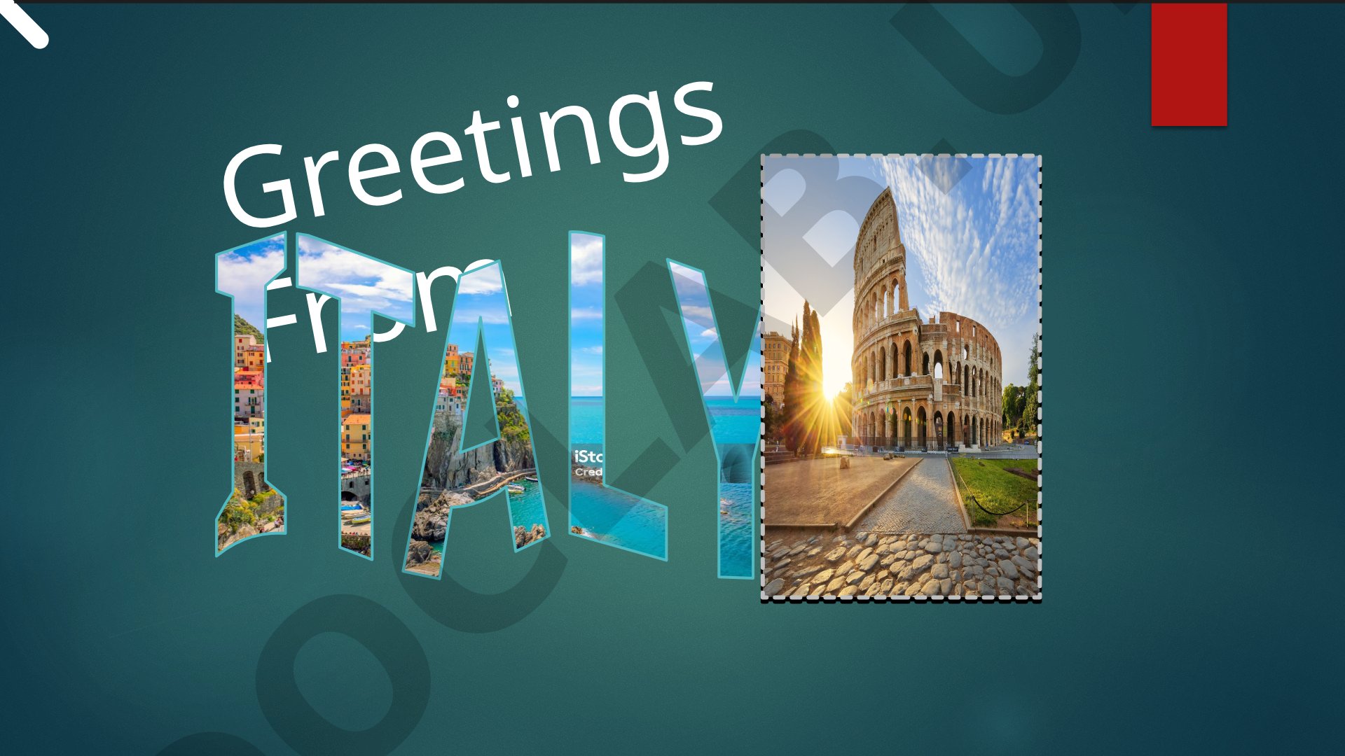 Script Greetings From ITALY BY GULBAHOR