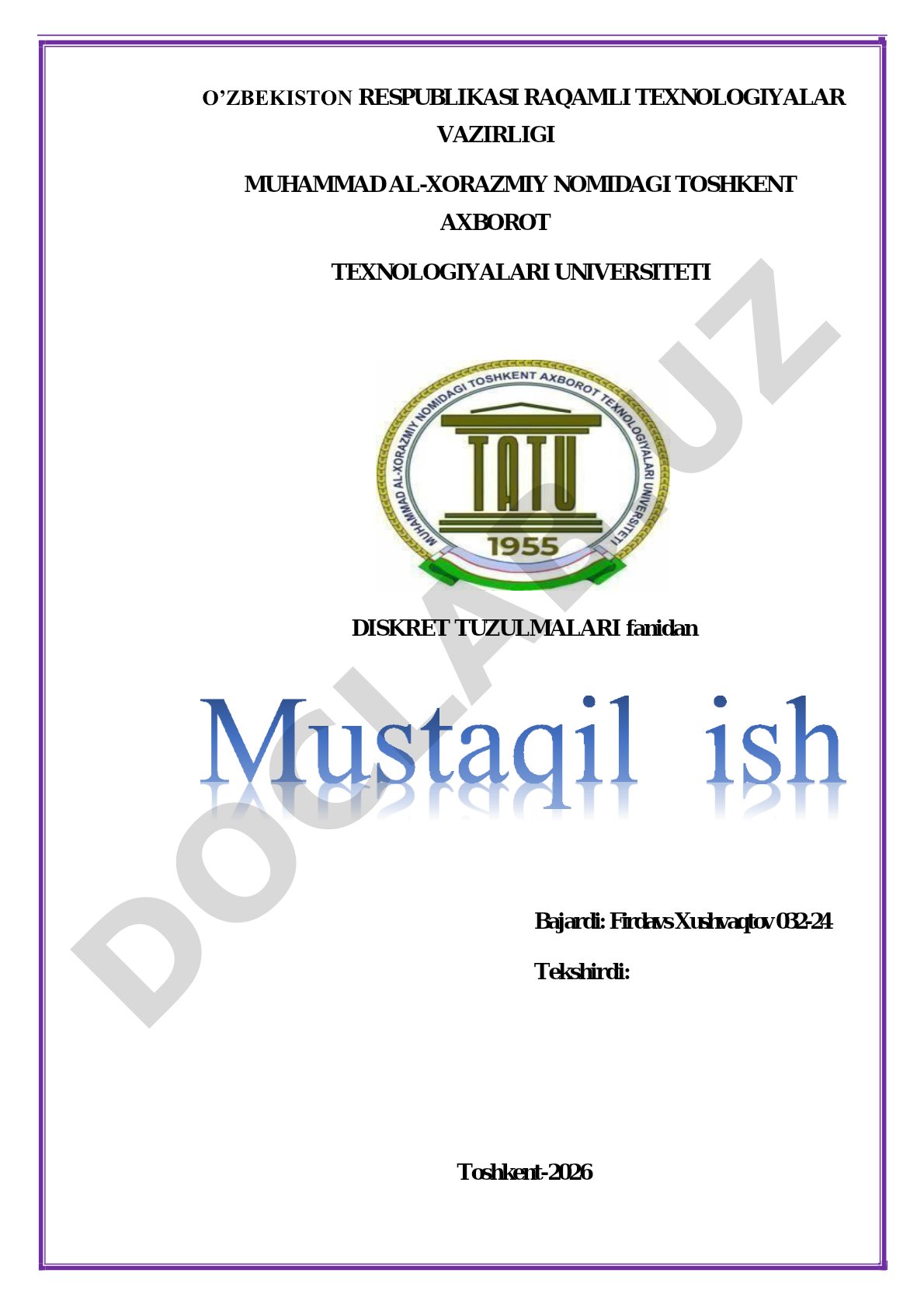 To‘plamning qism to‘plamlari sonini hisoblash. Guruhlash (Combinations).