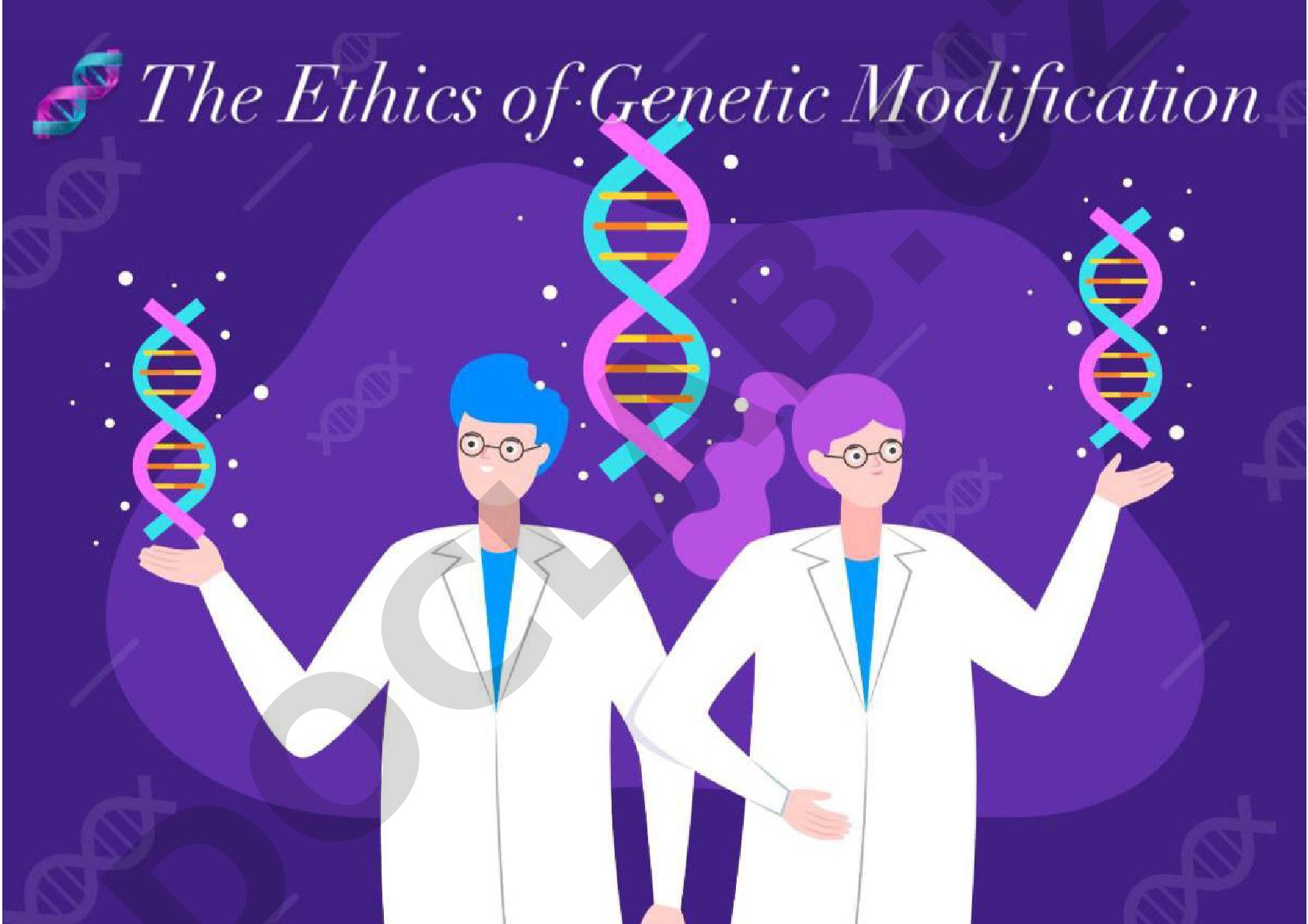 The Ethics of: (enetic Modification