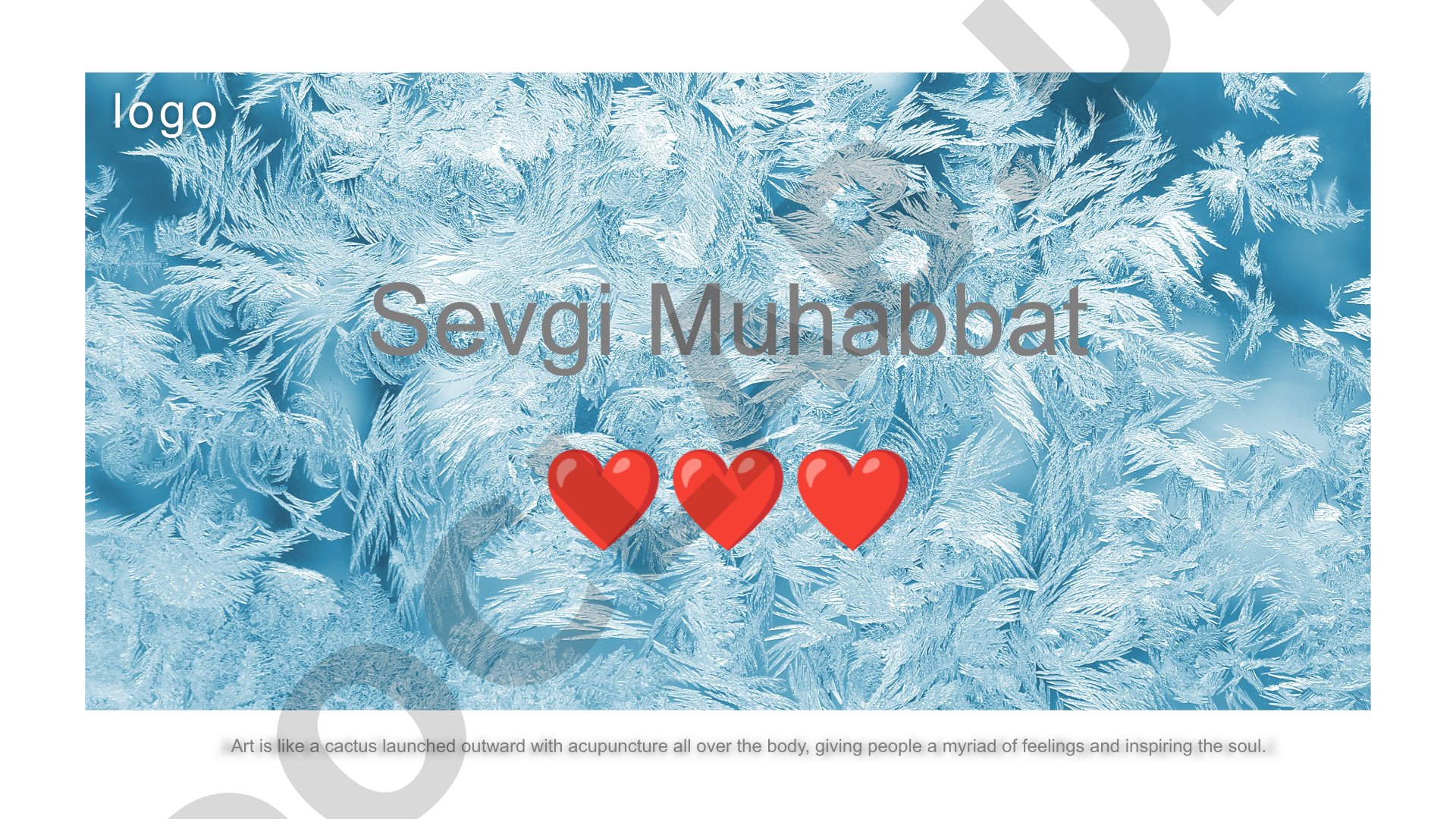 Sevgi muhabbat va san'at