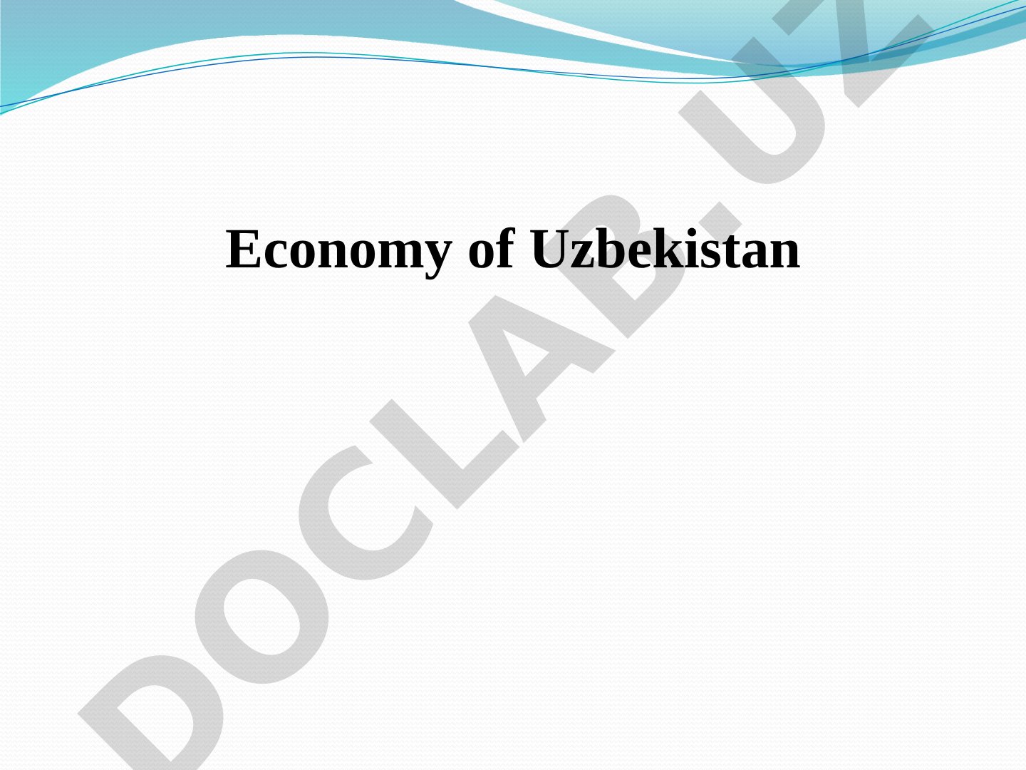 Overview of Uzbekistan's economy, reforms, key industries, and market opportunities