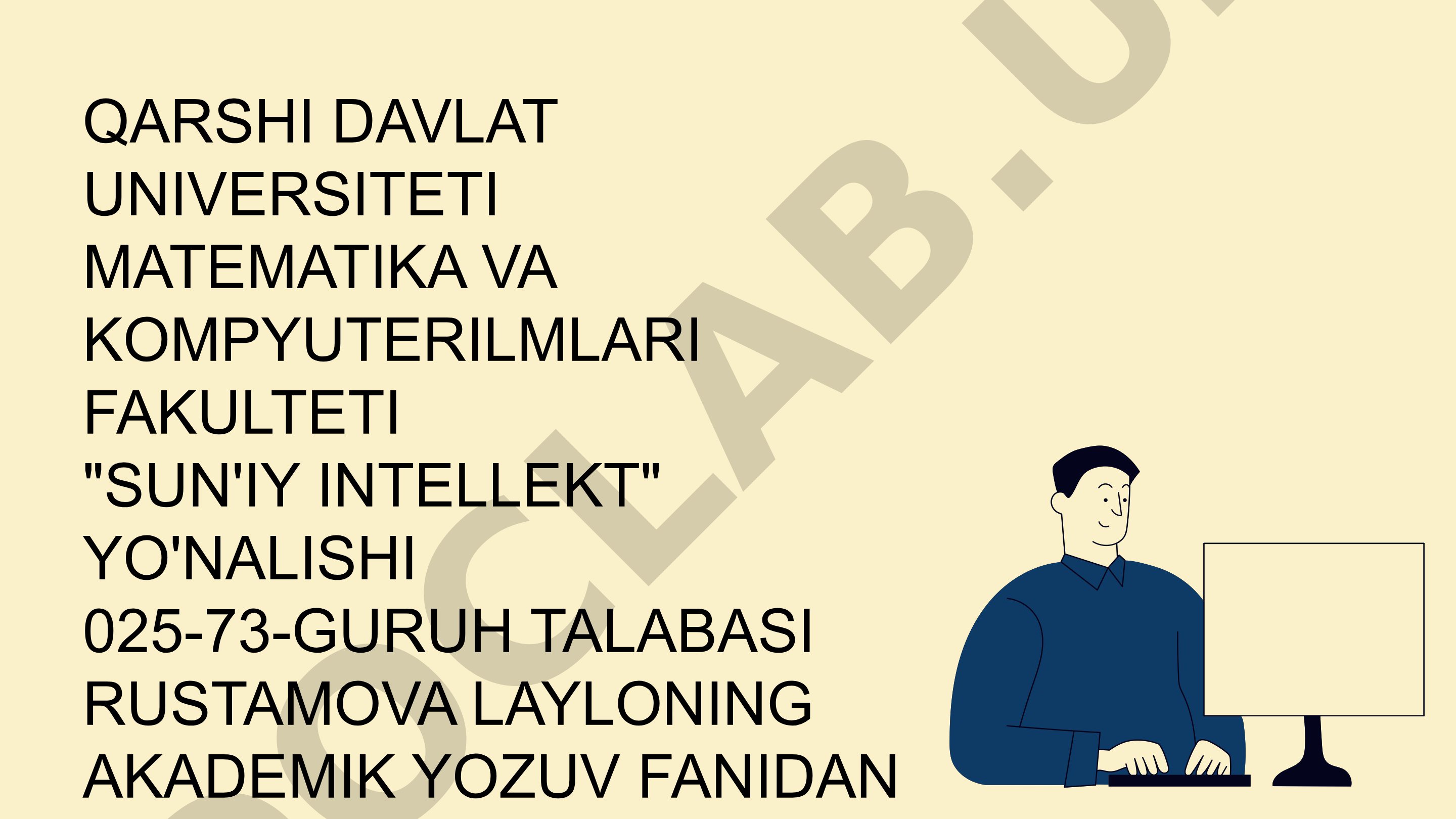 Akademik yozuvning asosiy janrlari