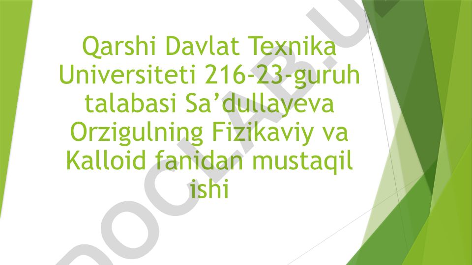 Adgeziya va uning ahamiyati
