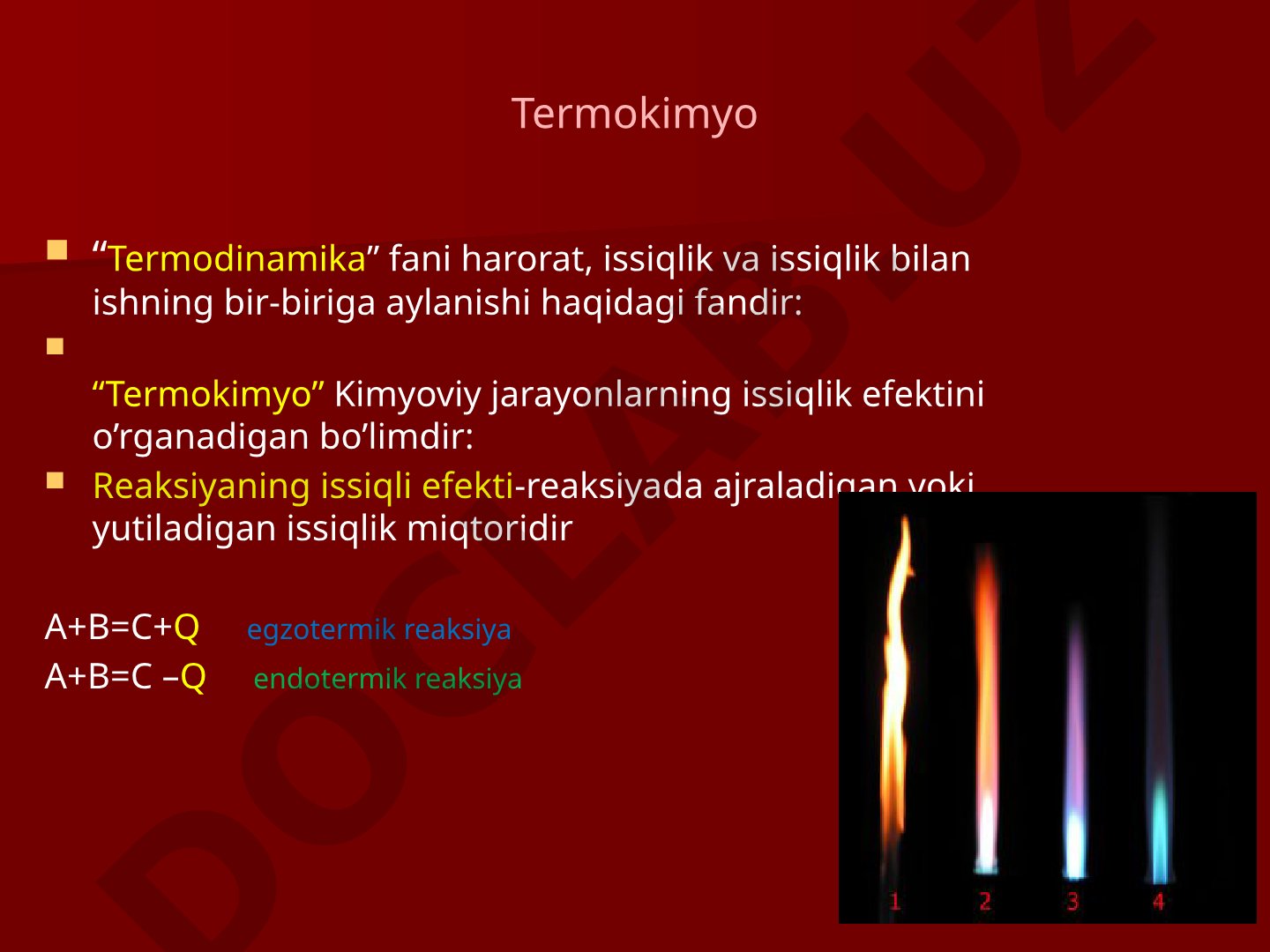 Termokimyo