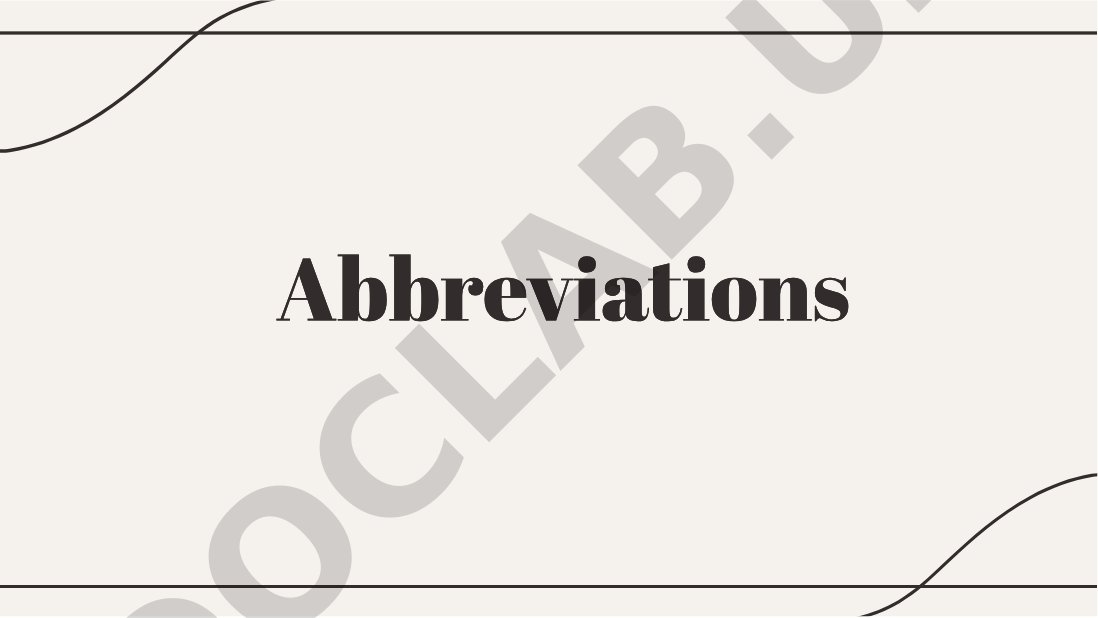 Common English abbreviations, their meanings, and usage in communication