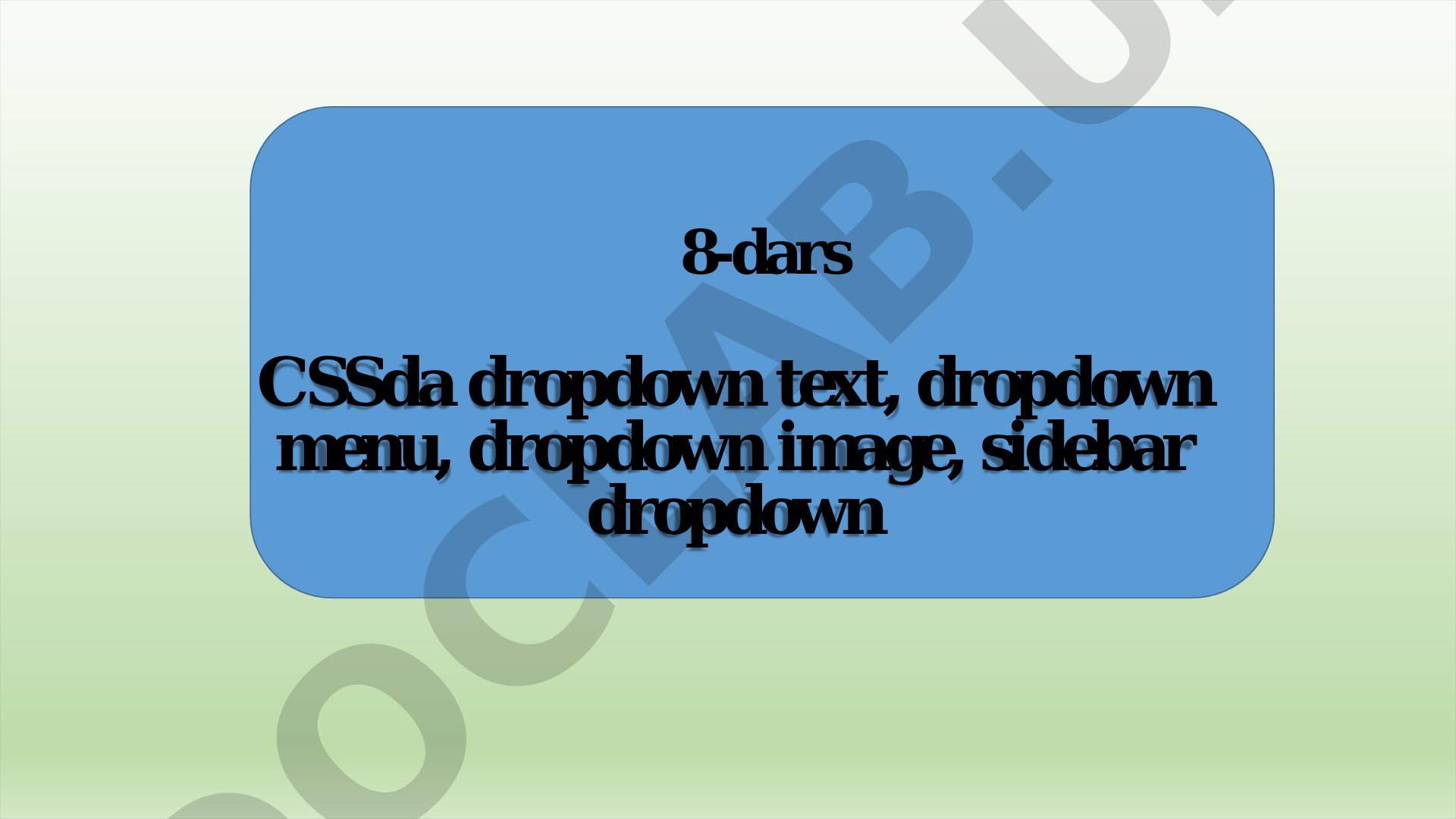 CSSda dropdown text, dropdown menu, dropdown image, sidebar dropdown