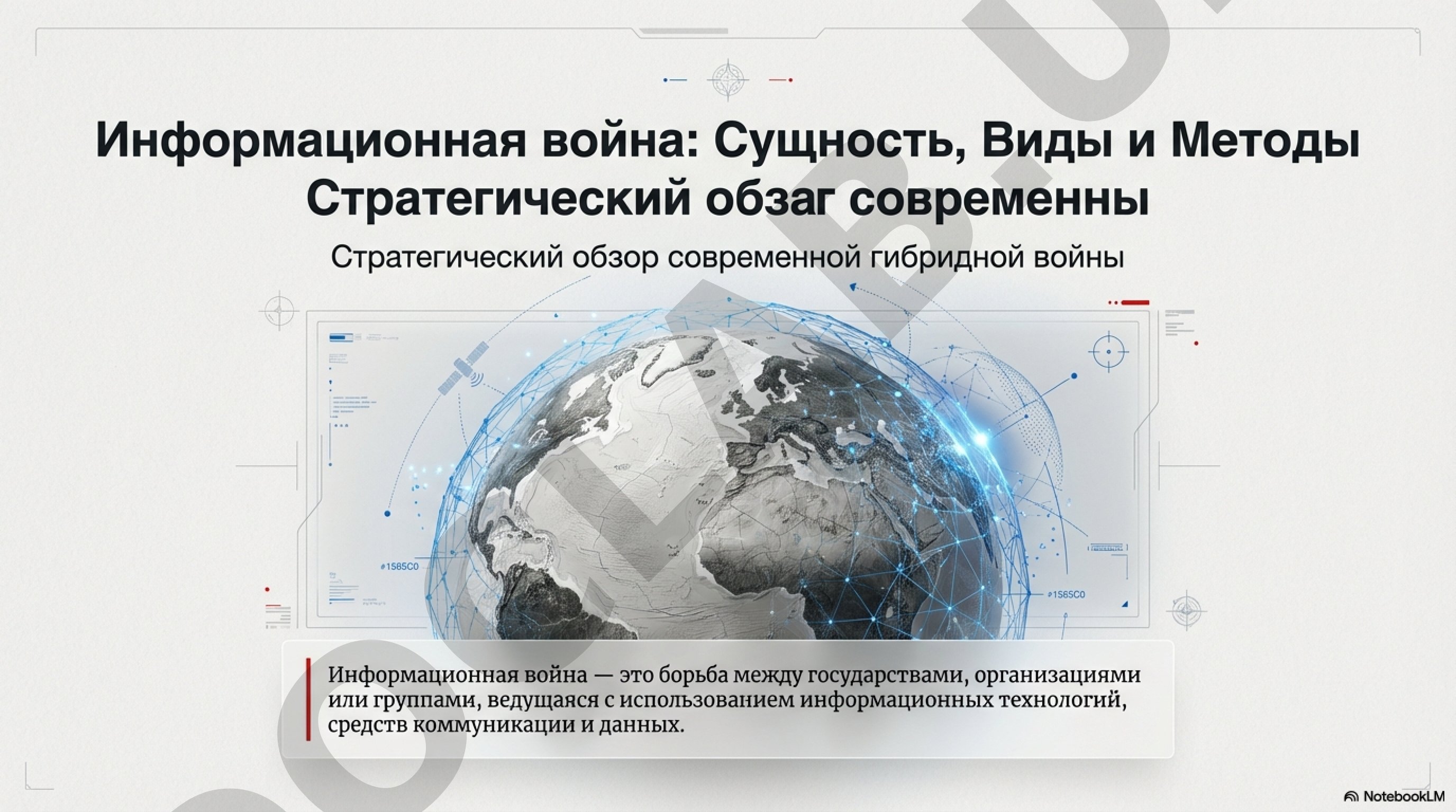 Информационная война: Сущность, Виды и Методы