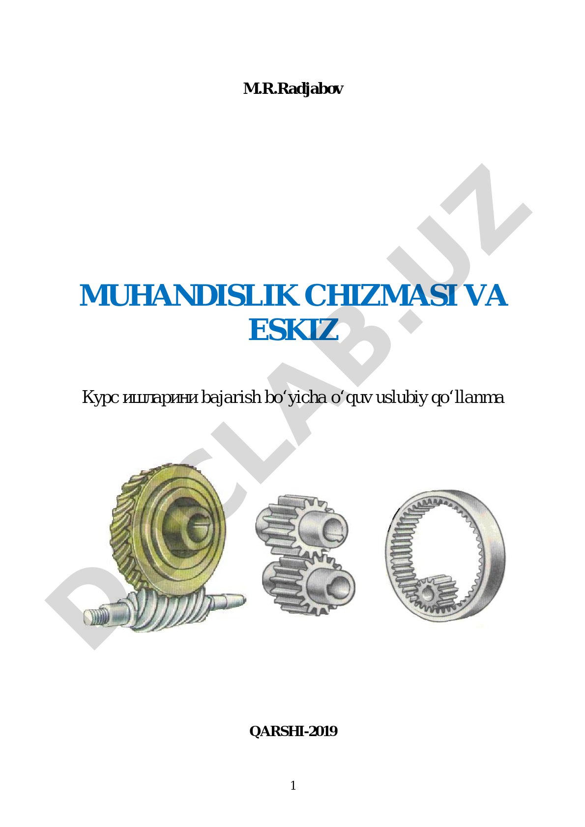Muhandislik chizmasi va eskiz