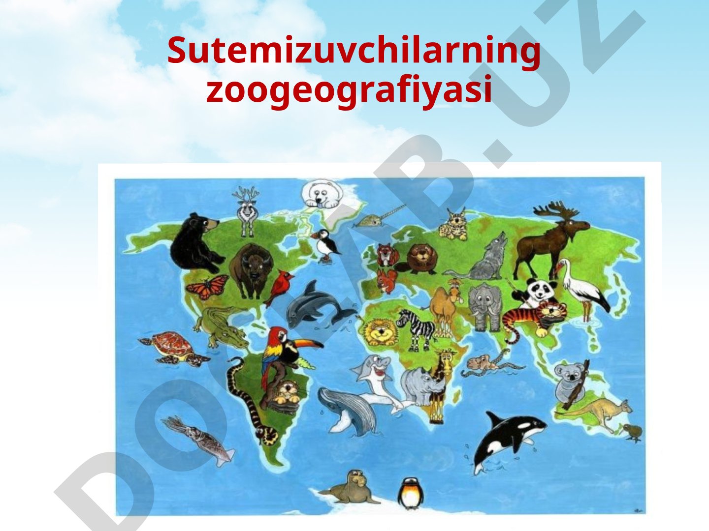 Sutemizuvchilarning zoogeografiyasi