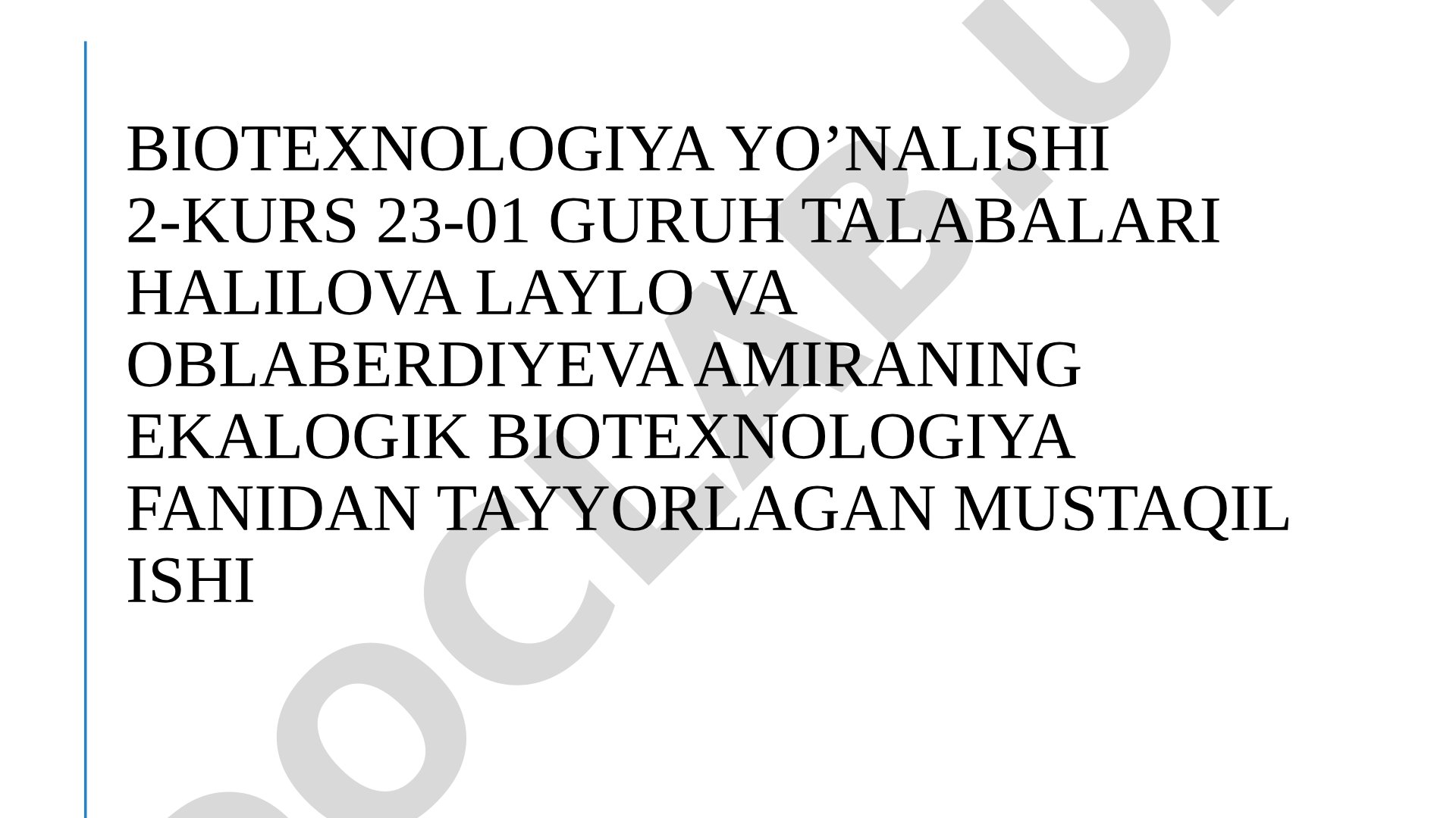 Mikroorganizmlarning ko'payish usullari va kosmetikada mog'or hamda xamirturush testi