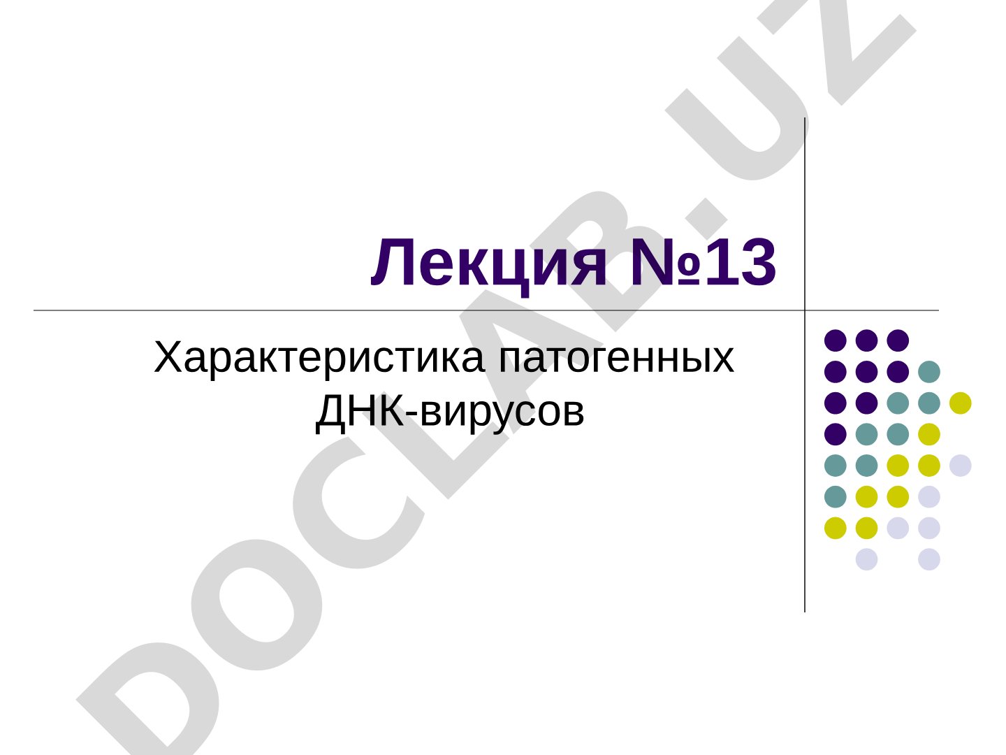 Характеристика патогенных ДНК-вирусов и вирусов гепатитов