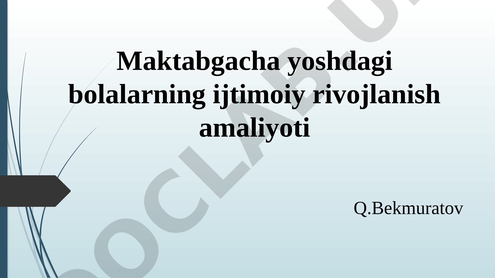 Maktabgacha yoshdagi bolalarning ijtimoiy rivojlanish amaliyoti