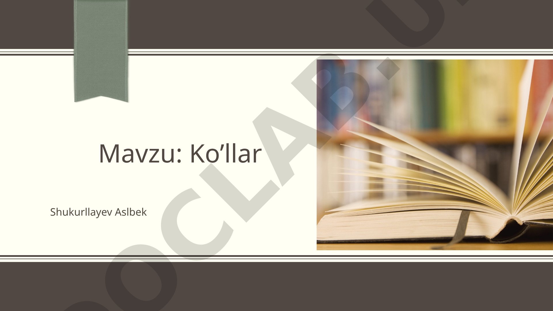Ko'llar