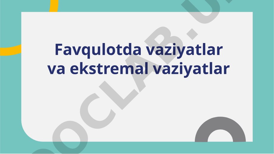 Ekstremal vaziyatlarda shaxs psixologik himoyasi, psixologik yordam ko'rsatishning xususiyatlari