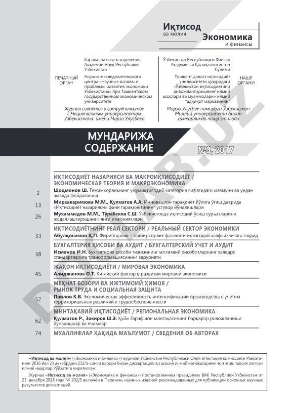 Иқтисодиёт назарияси ва макроиқтисодиёт
