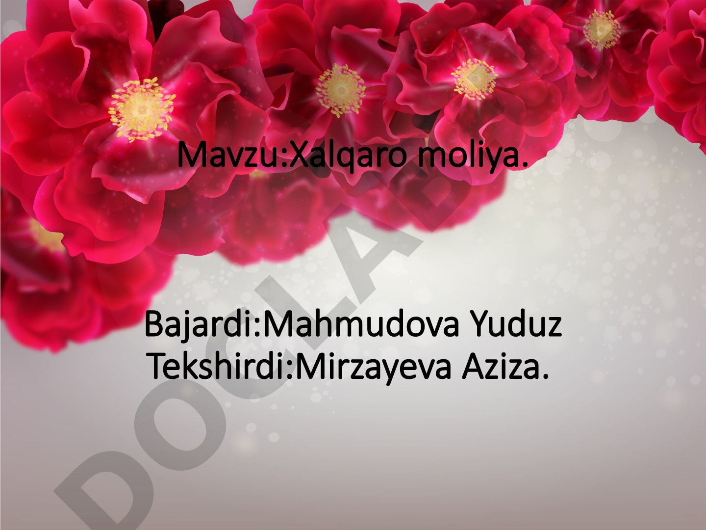 Xalqaro moliya