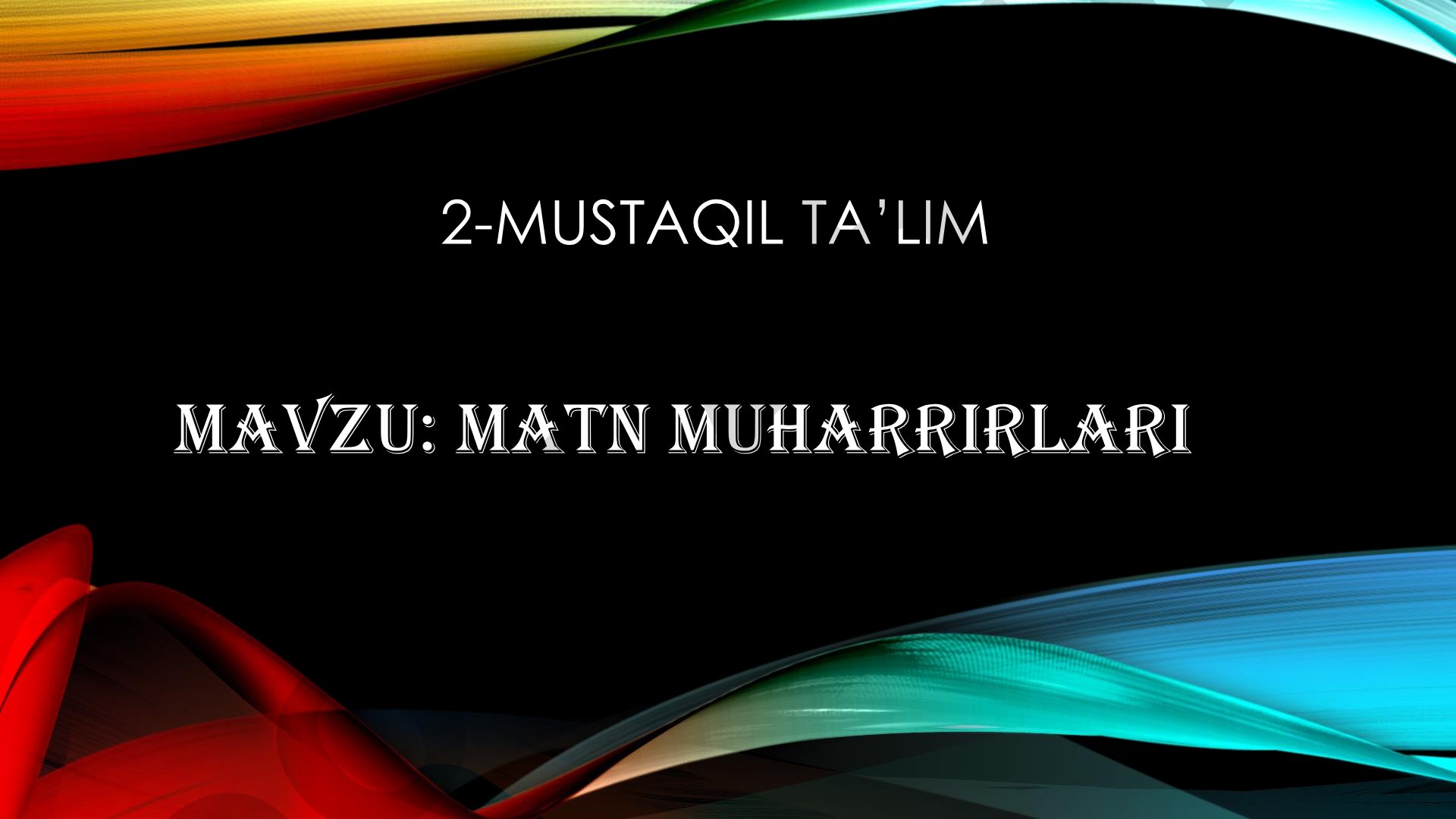Matn muharrirlari