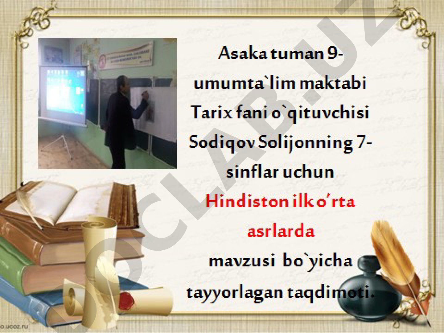 Hindiston IV-V asrlarda ichki siyosiy vaziyat va aholi mashg'ulotlari