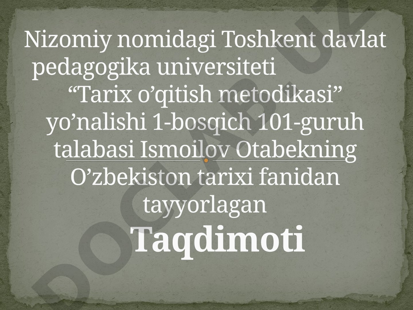 O'rta Osiyo hududida IX-XII asrlarda Renessans