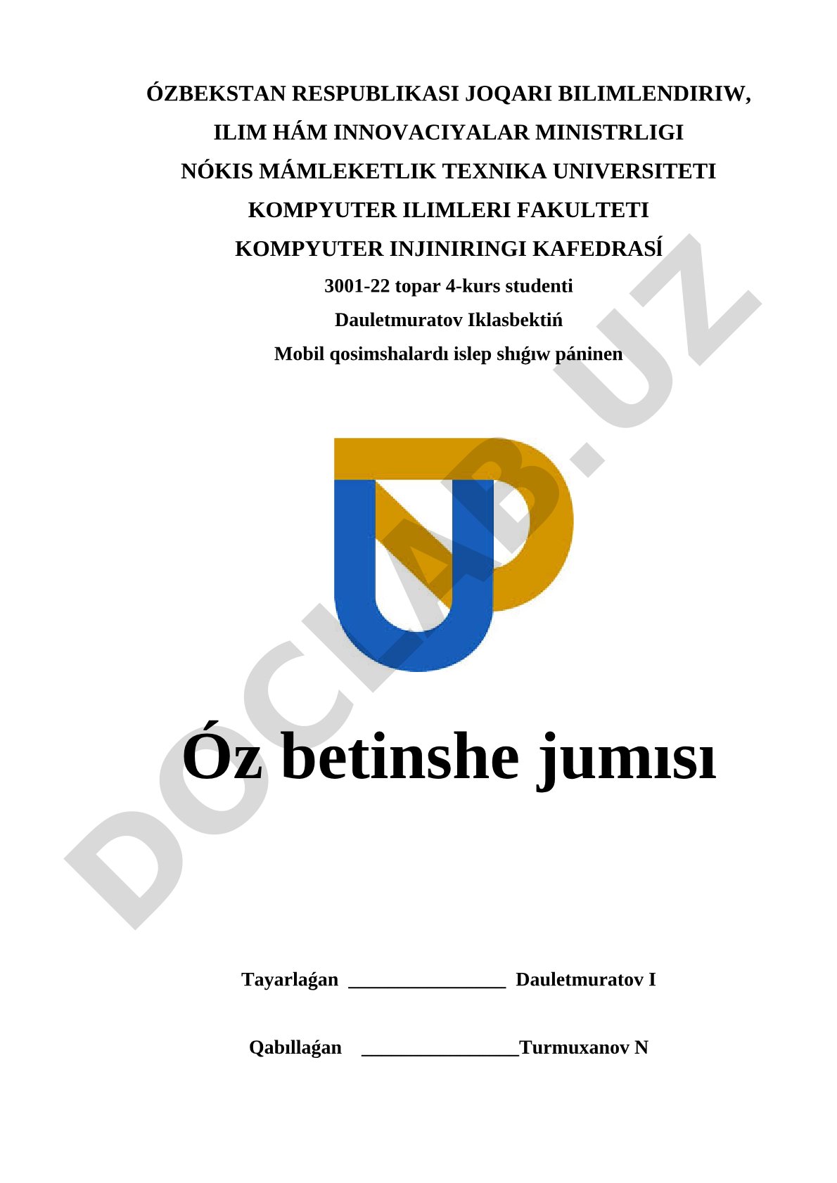 Mobil qosimshalarda krossplatformali dástúrlew