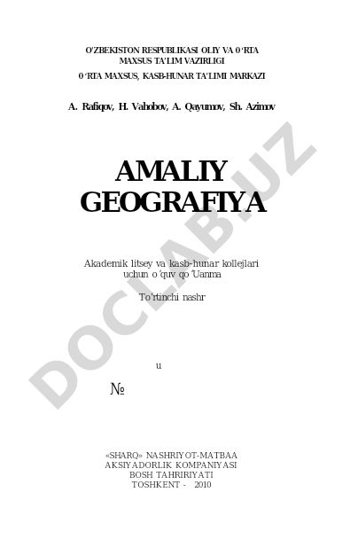 Amaliy geografiya