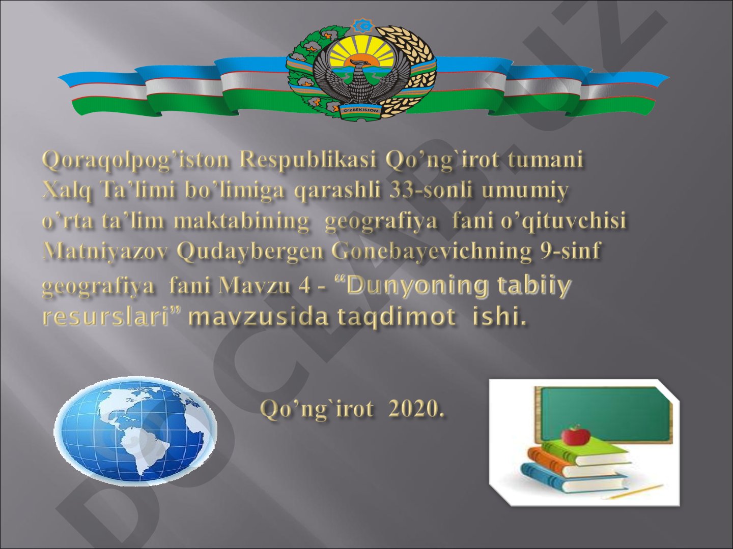 Jahon iqtisodiy ijtimoiy geografiya 9-sinf darsligi