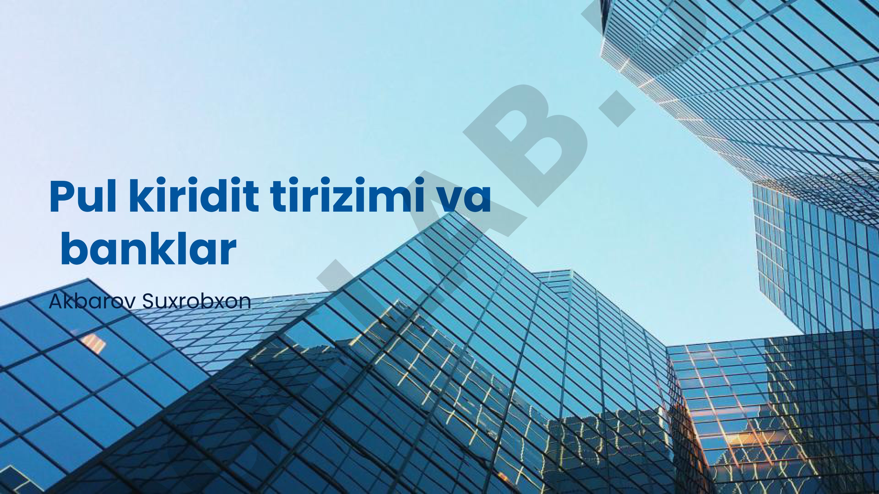 Pul kiridit tirizimi va banklar