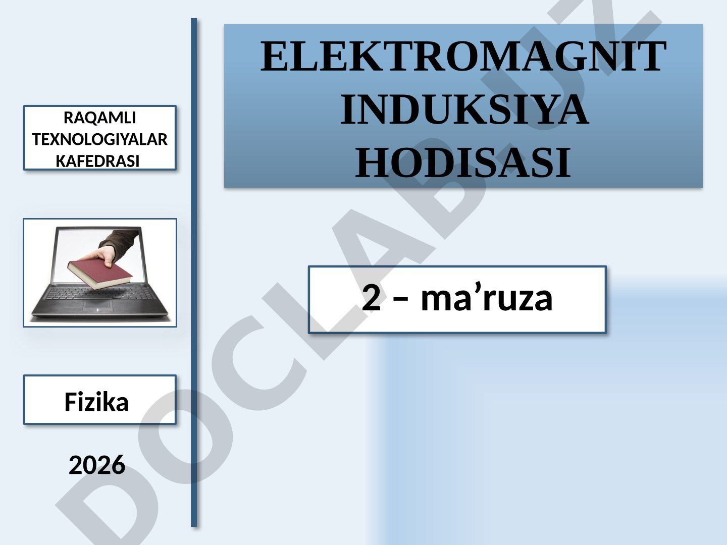 Elektromagnit induksiya hodisasi