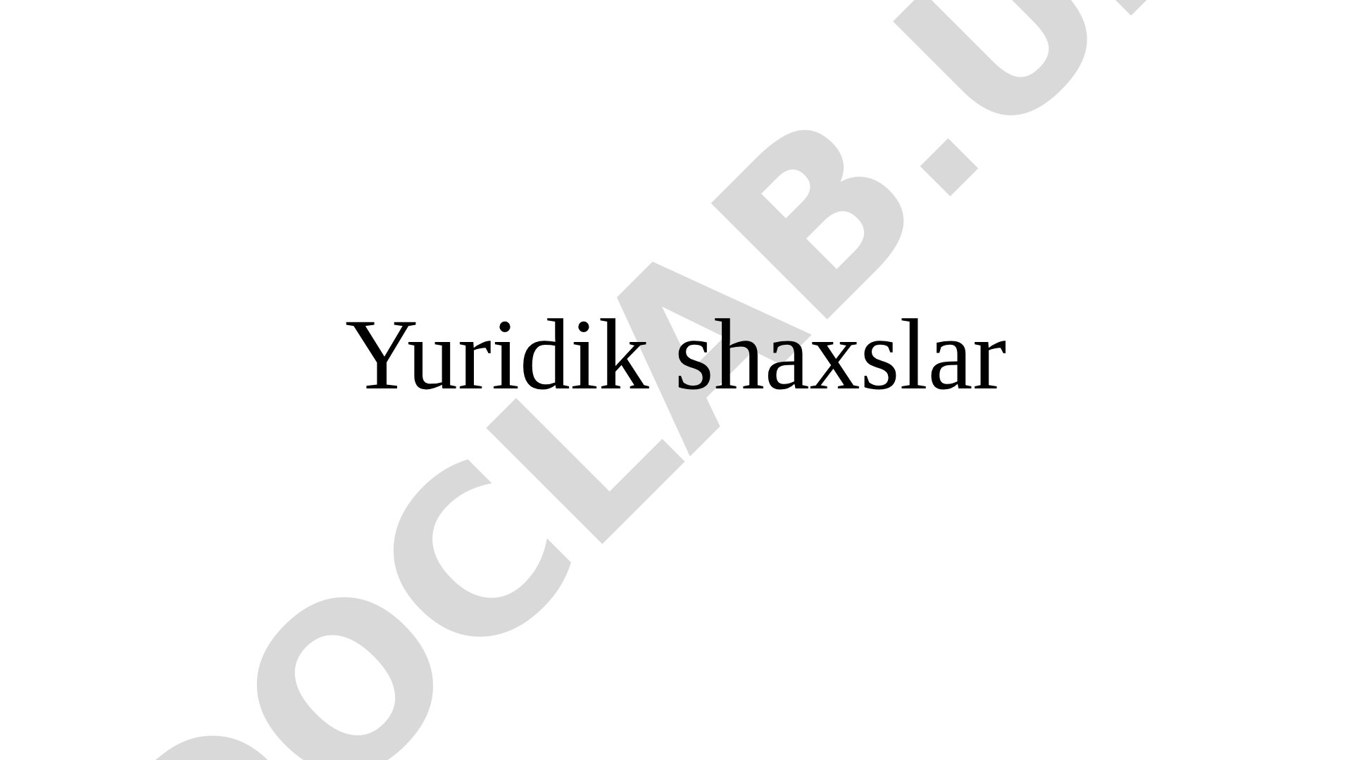 Yuridik shaxslarni qayta tashkil etishda kreditorlar manfaatlarini himoya qilish va ichki javobgarlik