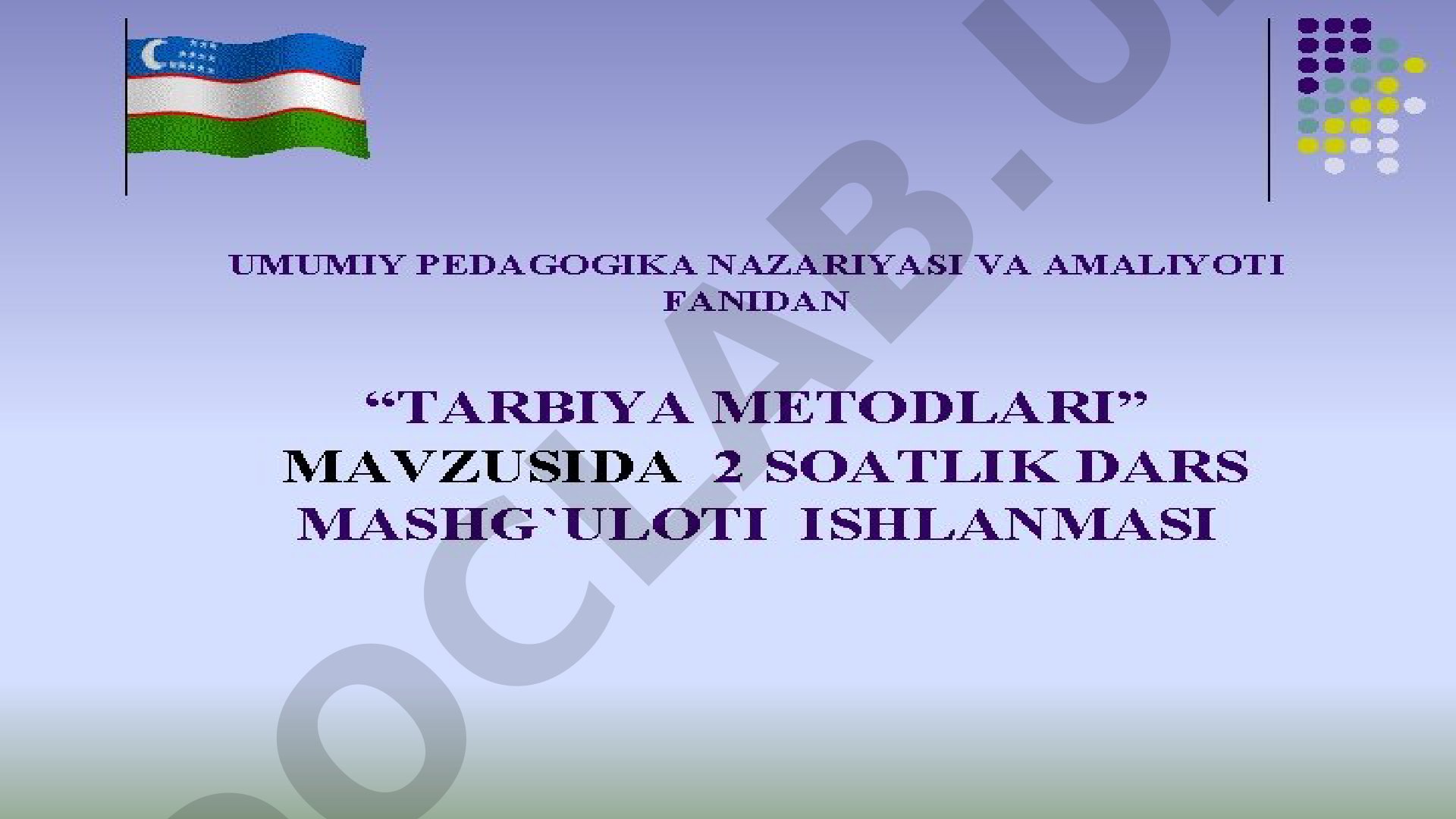 Tarbiya metodlari