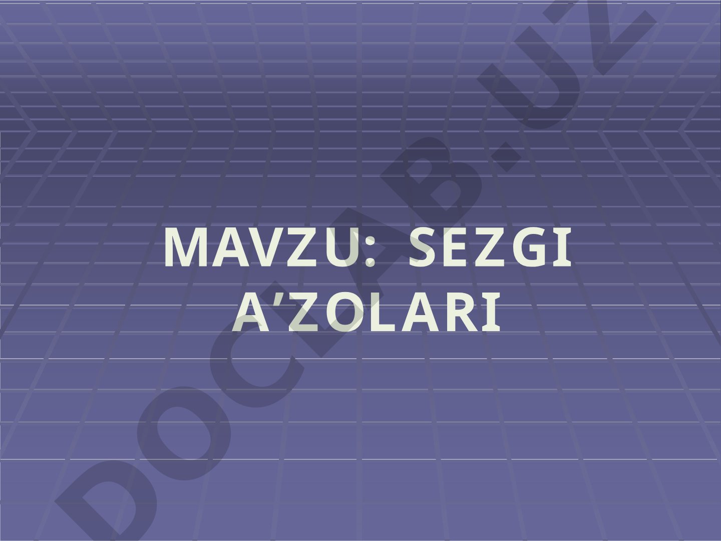 SEZGI А’ZOLАRI