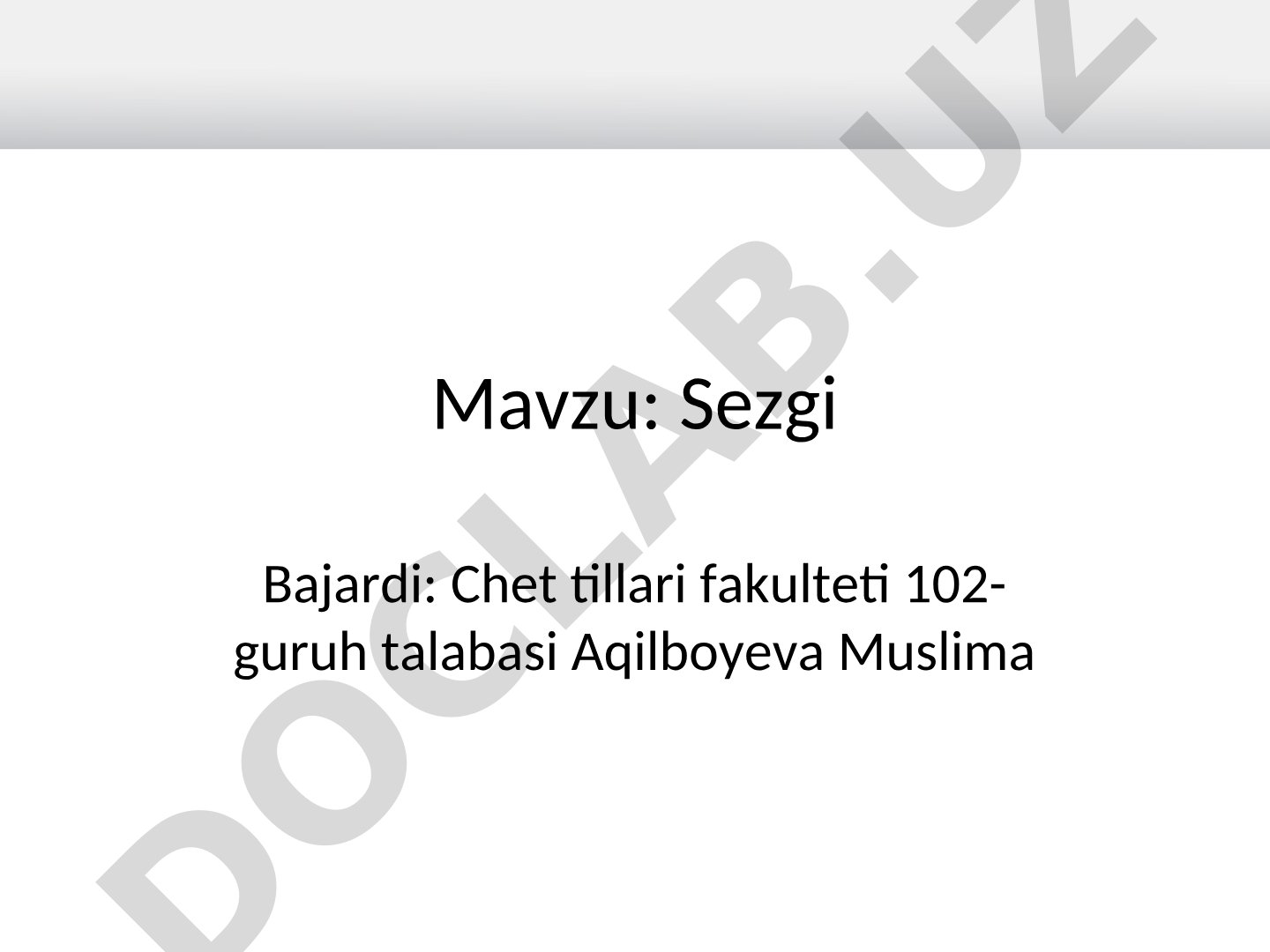 Sezgi