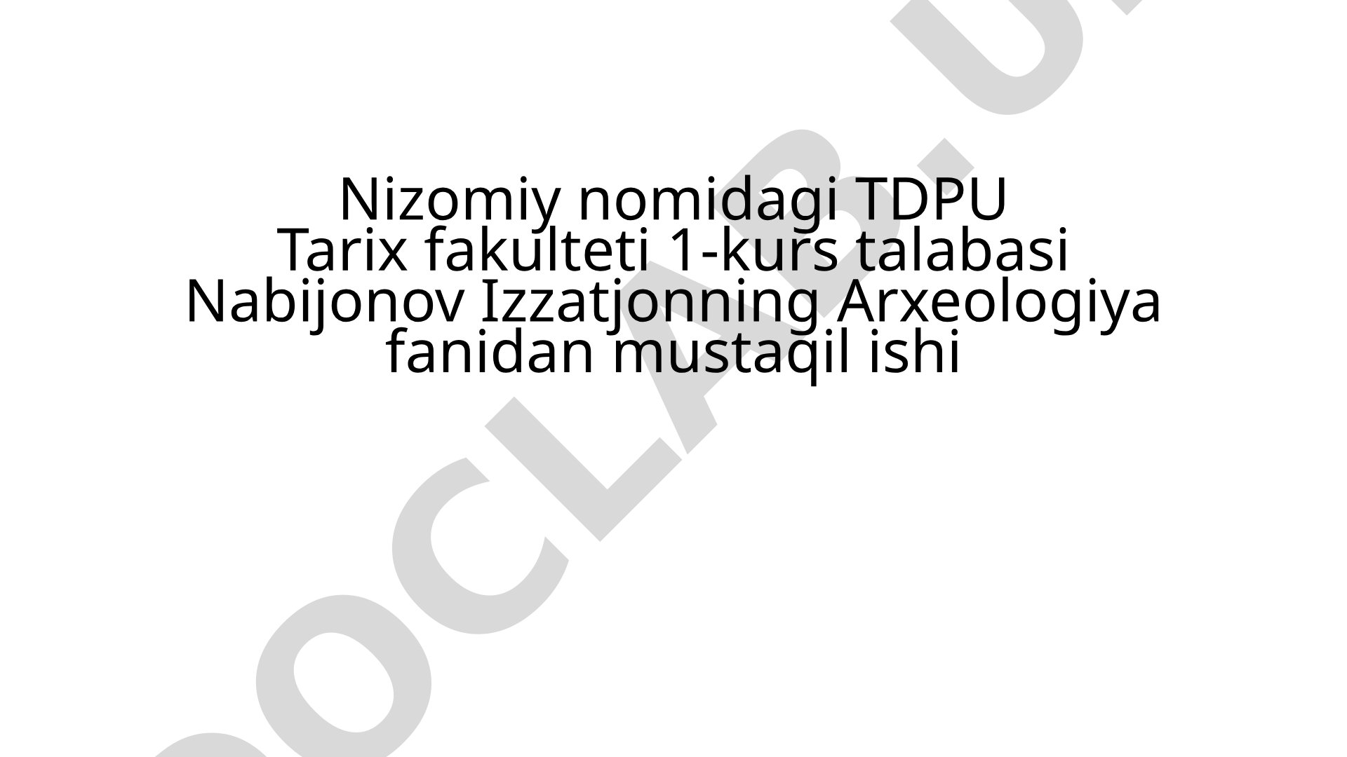 Markaziy Osiyoda bronza davri madaniyati