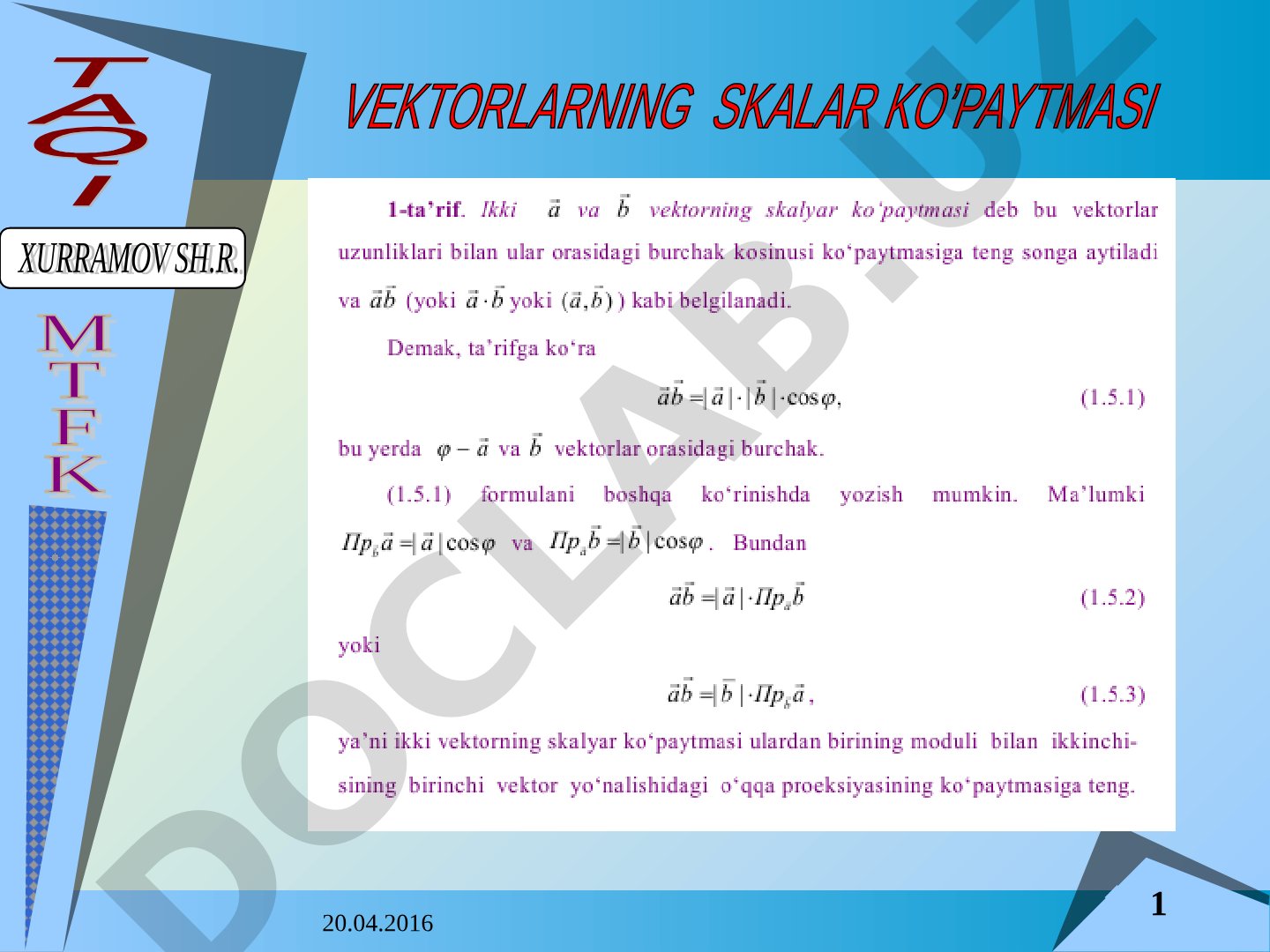 20.04.2016 sanasidagi material