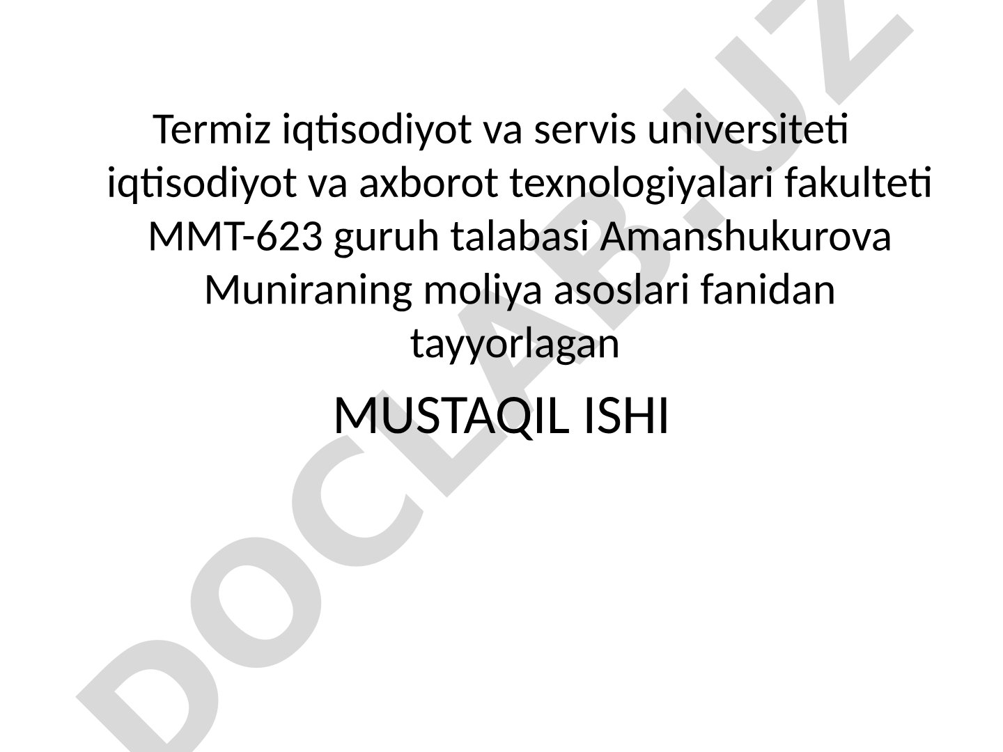 Soliq siyosati, soliq solish xususiyatlari va O'zbekiston Soliq qo'mitasi faoliyati