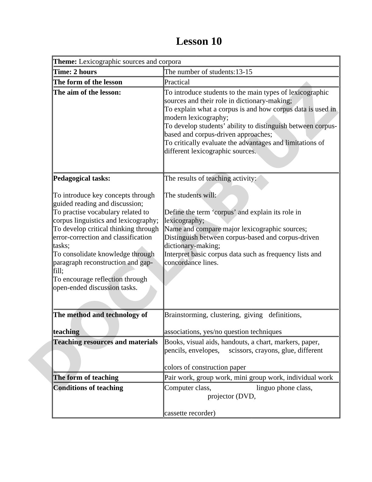 Lexicographic sources and corpora