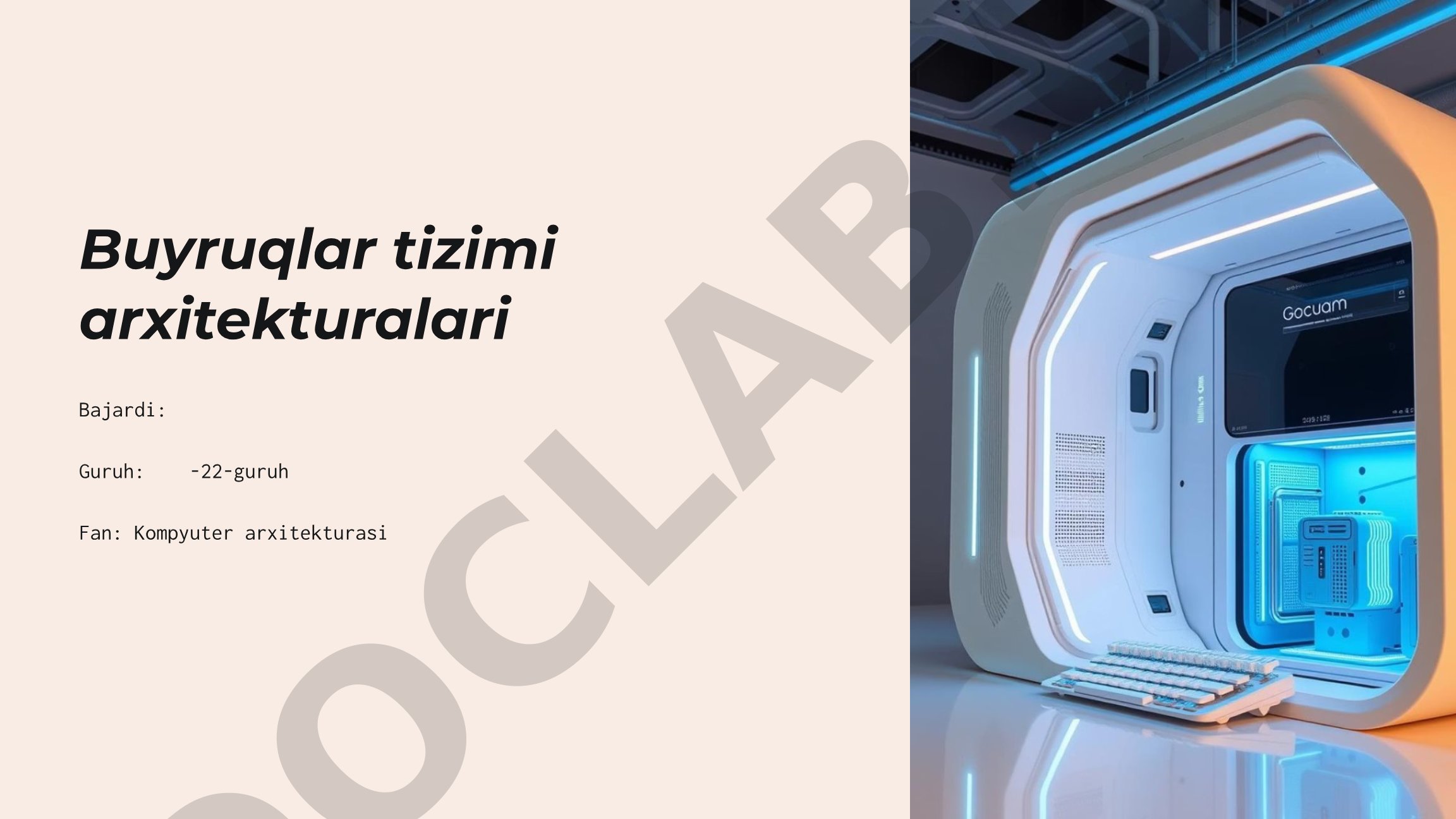 Buyruqlar tizimi arxitekturalari