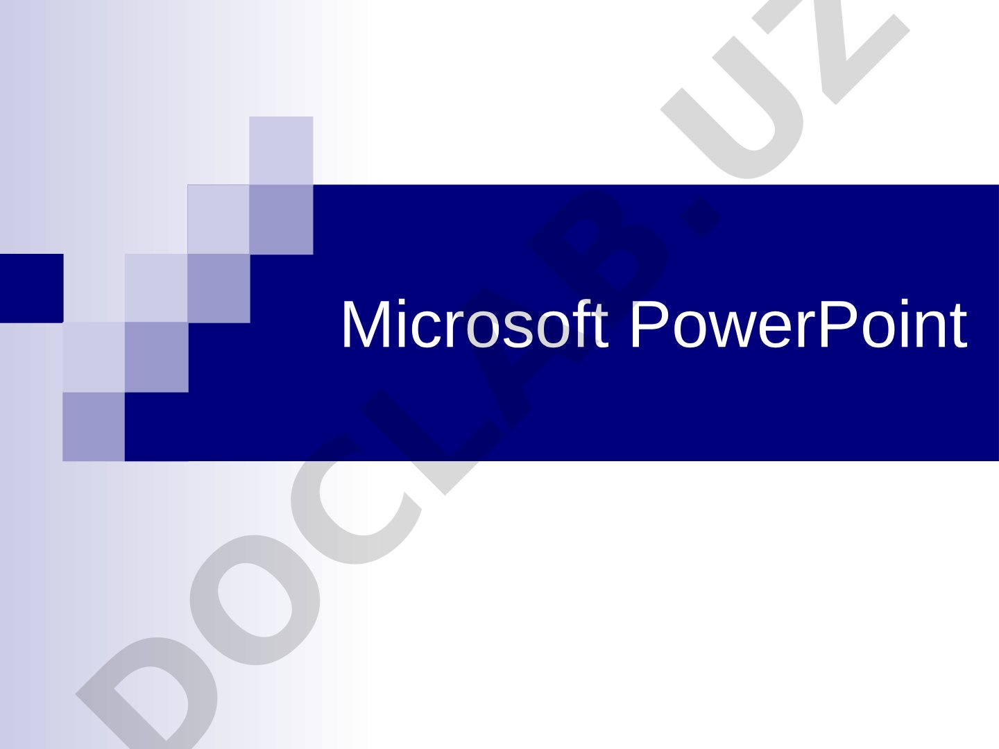 PowerPoint презентациясини яратиш ва ундан фойдаланиш