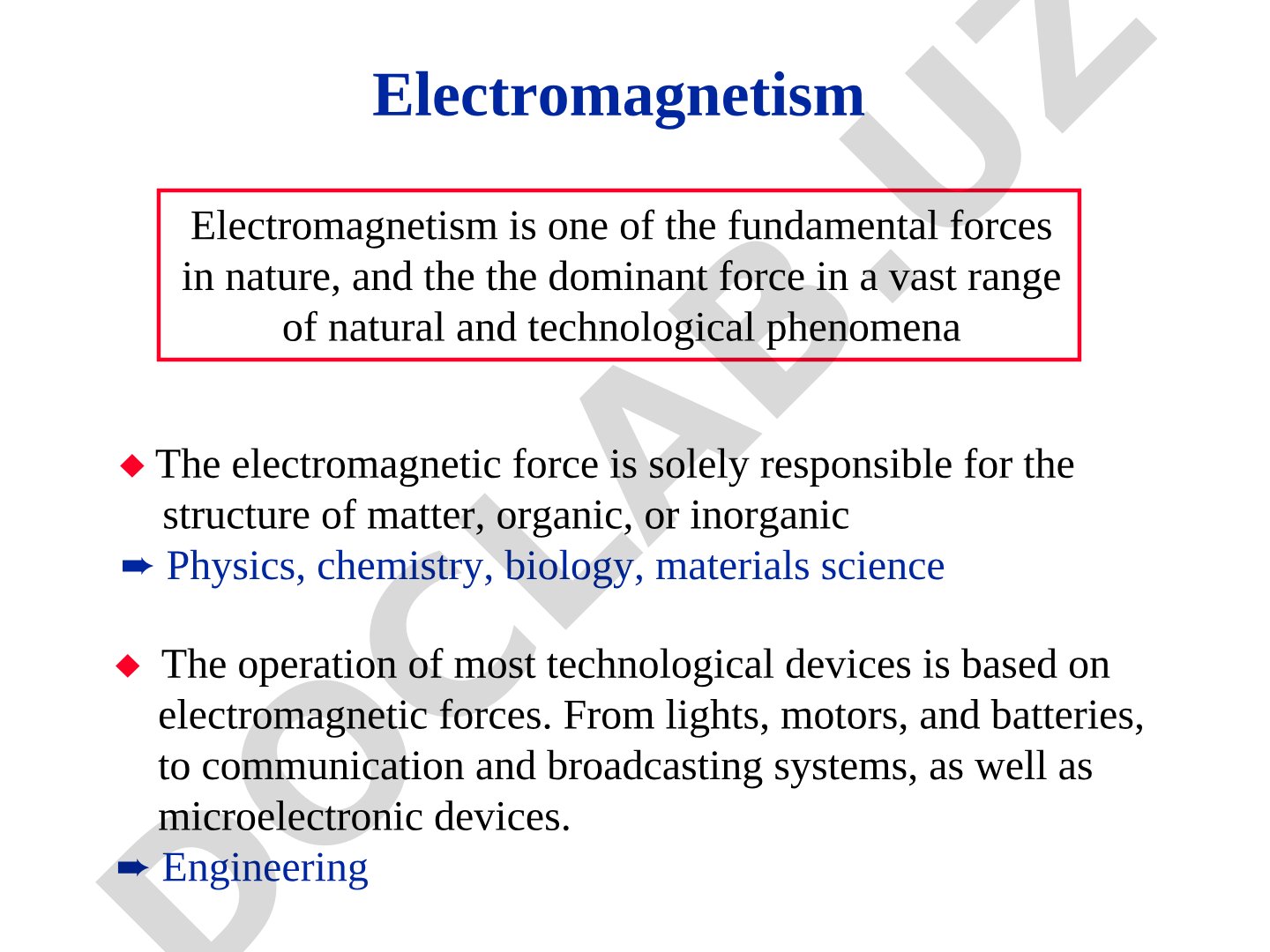 Overview of electromagnetism: forces, fields, circuits, waves, and optics in SI units