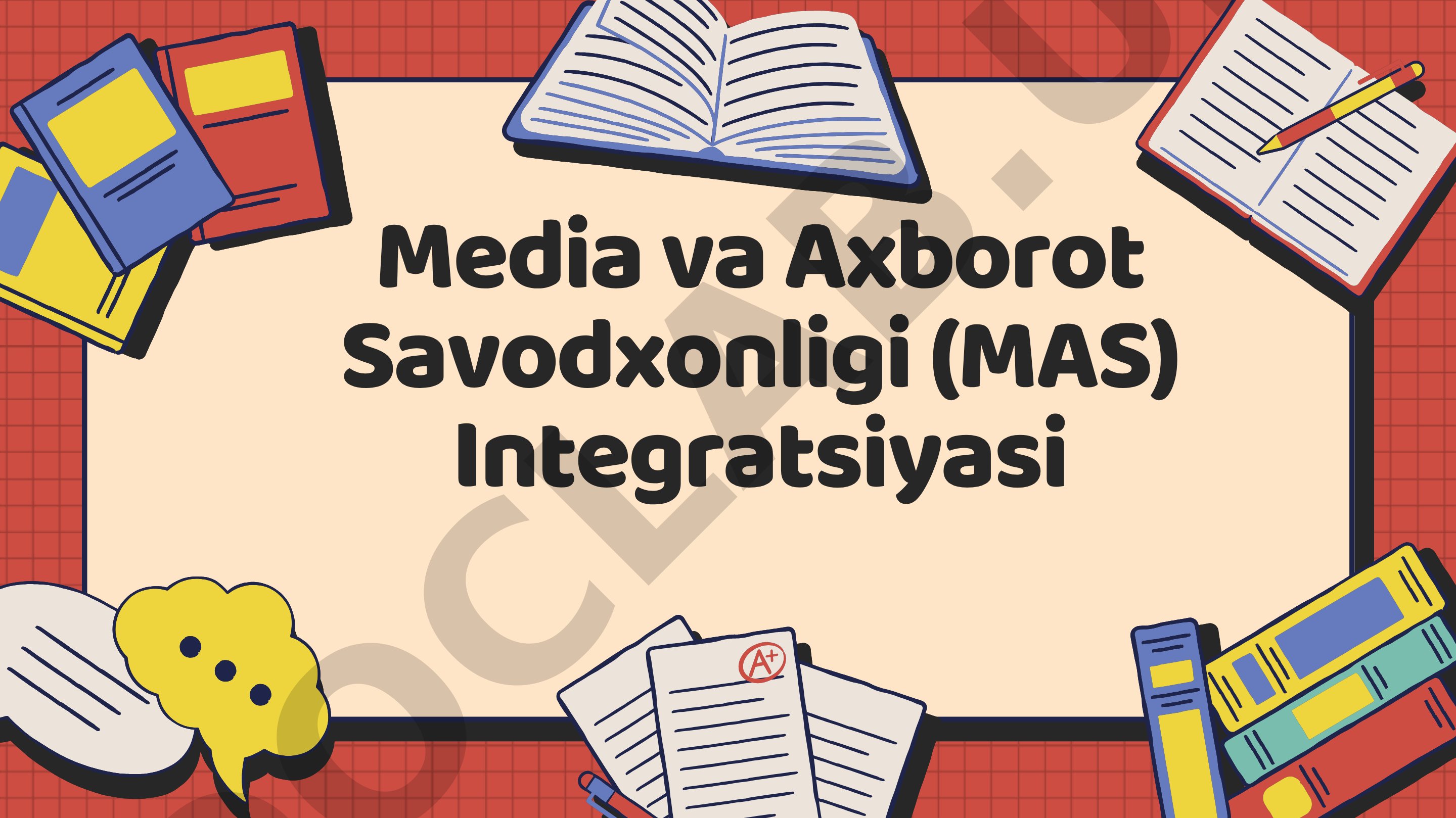 Media va axborot savodxonligi integratsiyasi